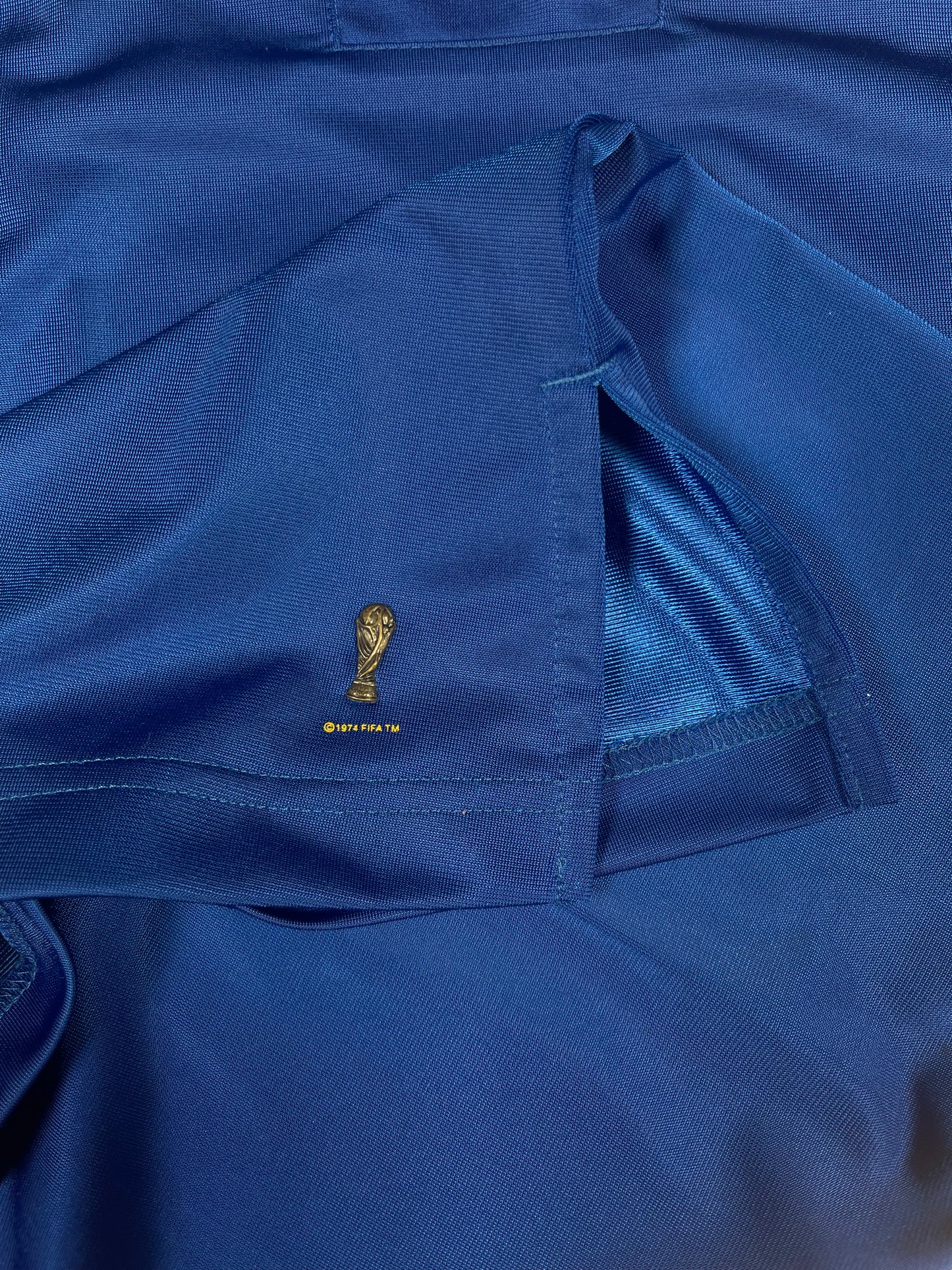 🇯🇵 2005 Adidas Japan Dress Blue Polyester FIFA World Cup Size S Y2K