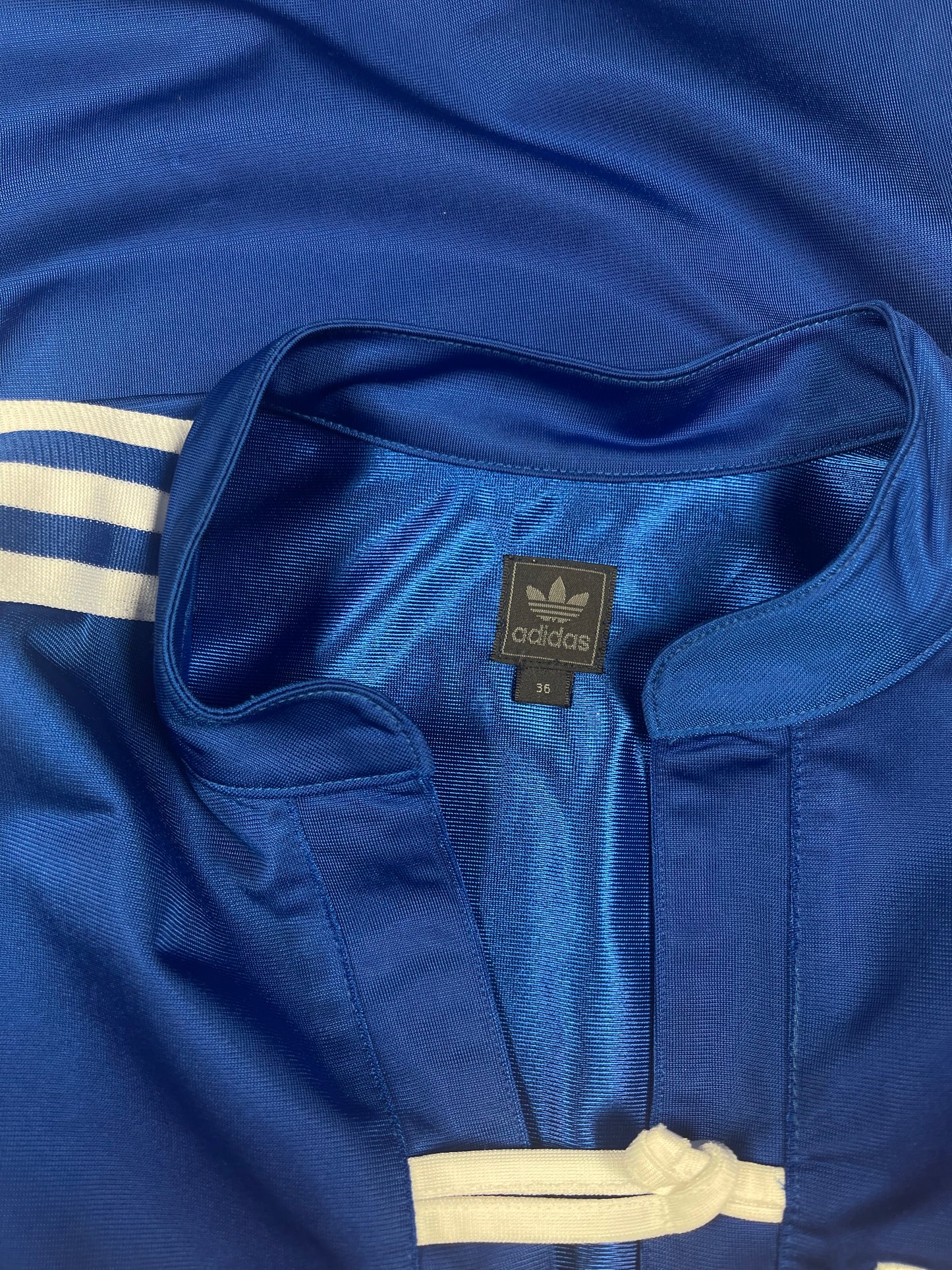 🇯🇵 2005 Adidas Japan Dress Blue Polyester FIFA World Cup Size S Y2K