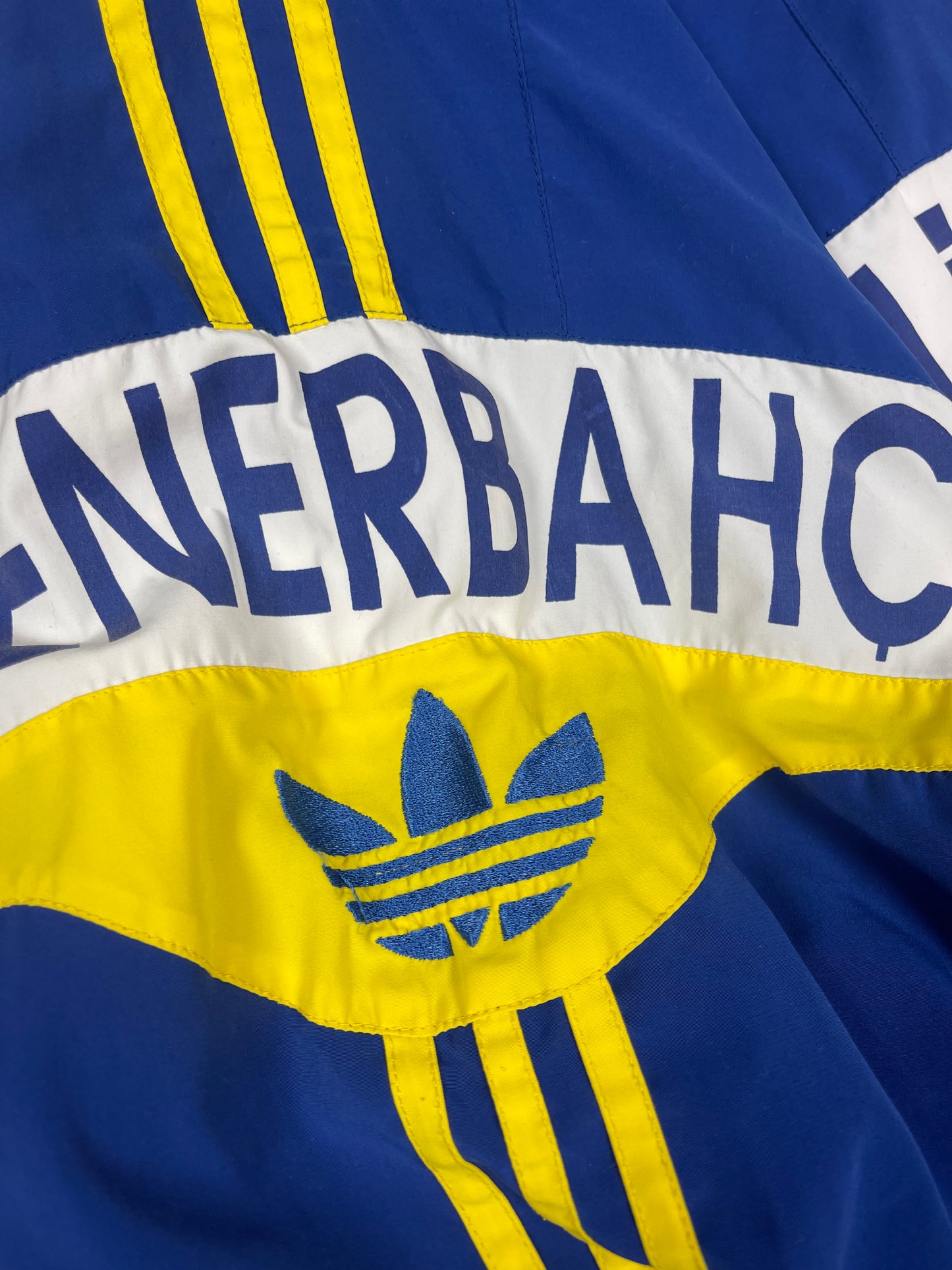 Adidas Fenerbahce Jacket 1996 ? - 1997 ?  Blue Yellow Size 9 XL