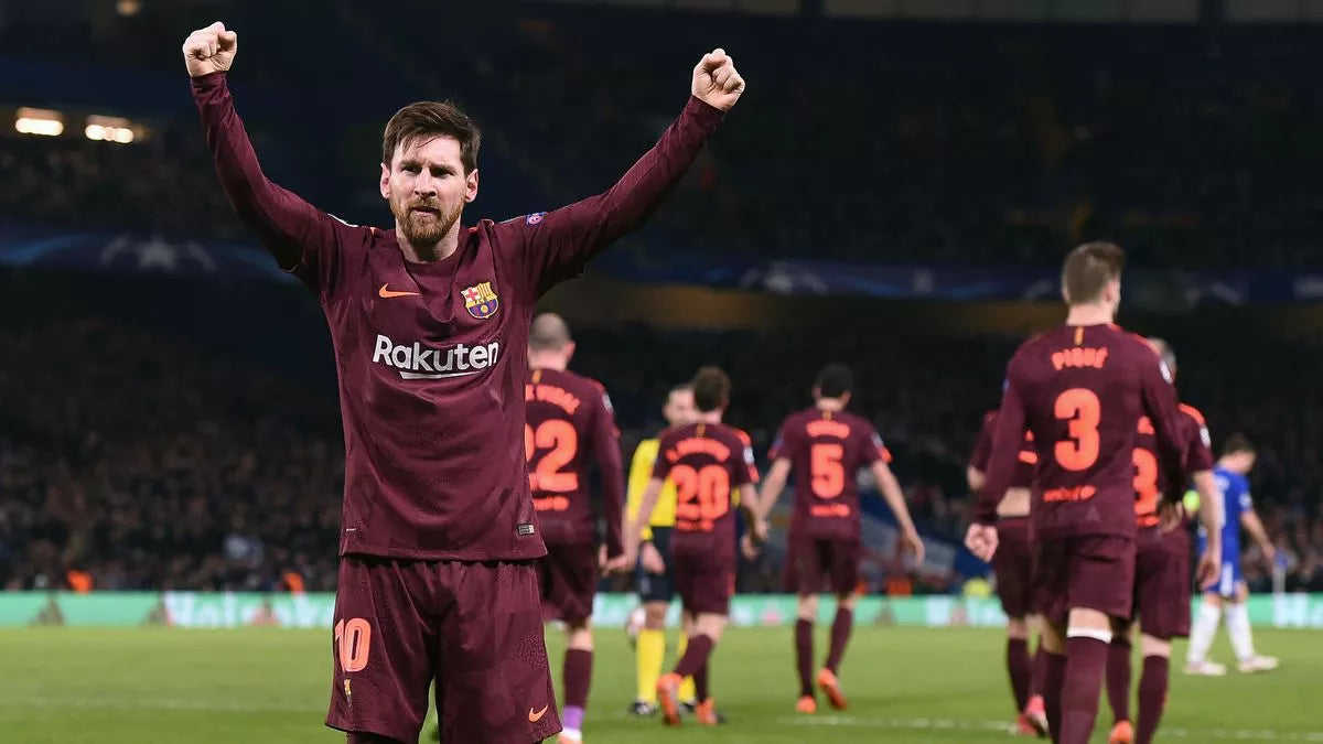 Authentic New FC Barcelona Nike Aeroswift Player's Edition / Issue Away Third Football Shirt 2017 - 2018 Long Sleeves BNWT Deadstock Maroon Orange Size M Red Blue Rakuten Unicef