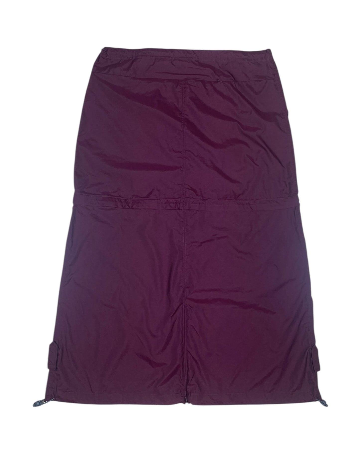 Y2K 2002 Nike ACG 2 in 1 Zip Off Trail Hiking Skirt With Adjustable Waist Outdoor Technical Gorpcore Grey Size XL Bella Hadid Gray Hamlin