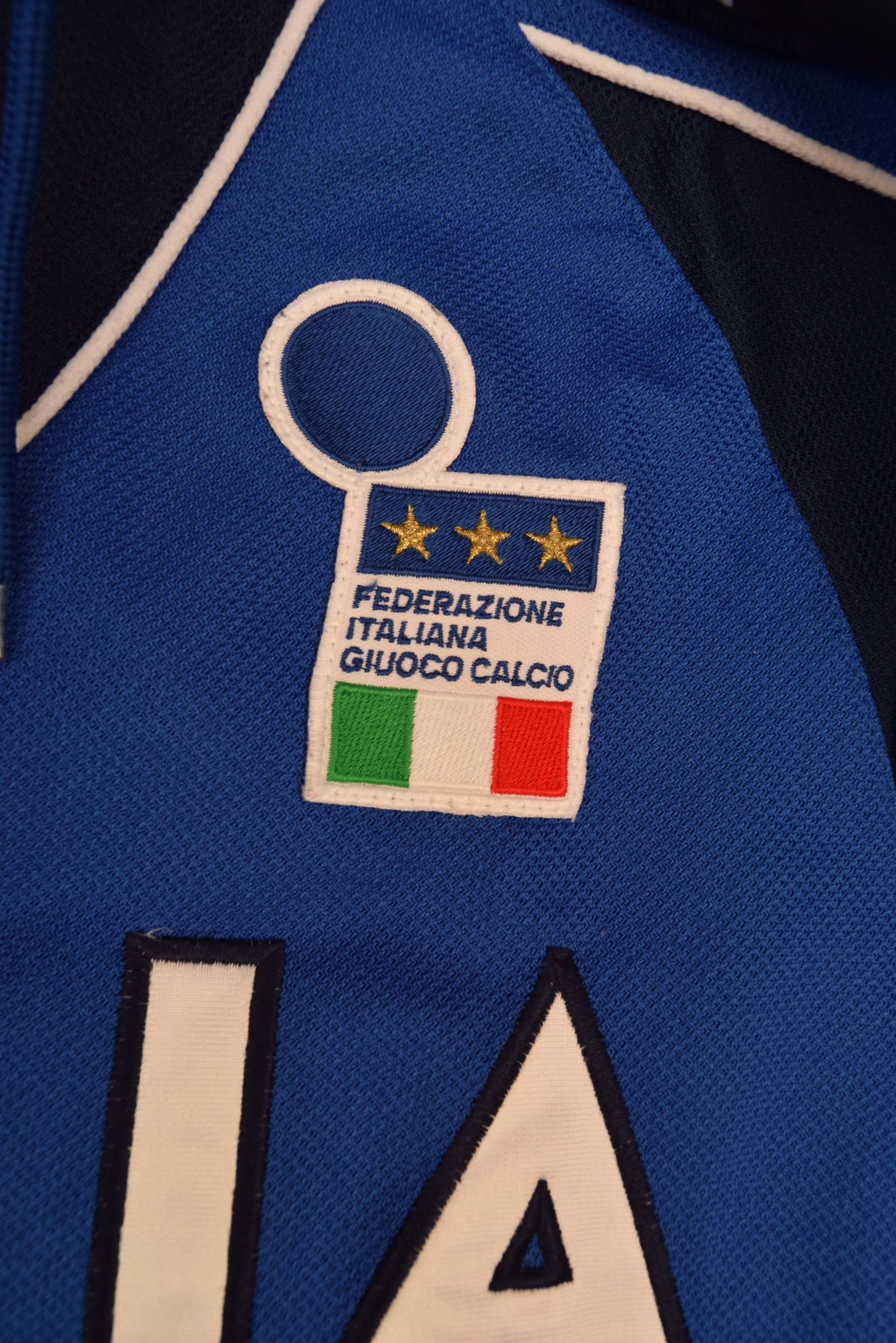 Italy Italia Kappa 1999 - 2000 Hooded Jacket Made in Italy Blue Size M