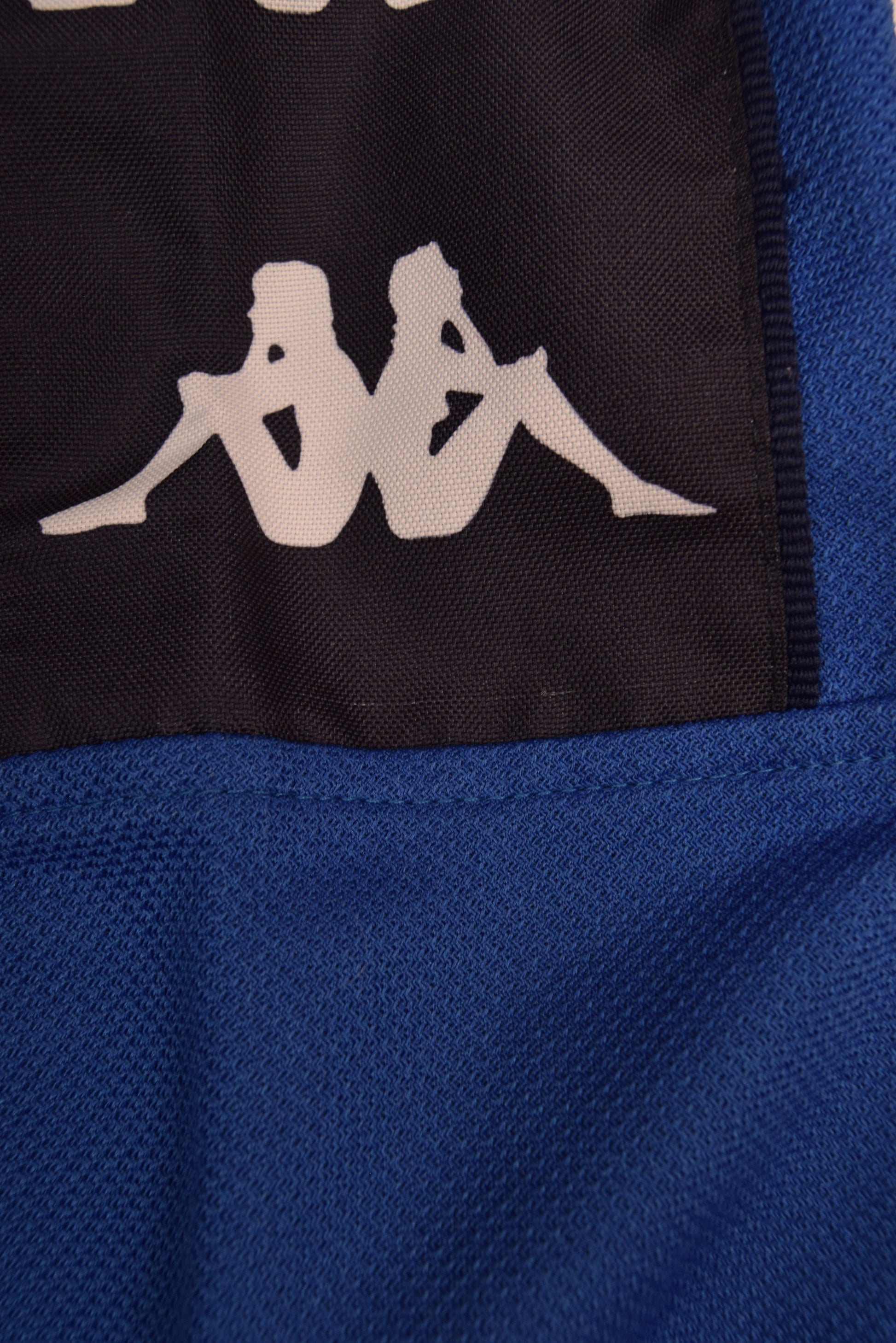 Italy Italia Kappa 1999 - 2000 Hooded Jacket Made in Italy Blue Size M