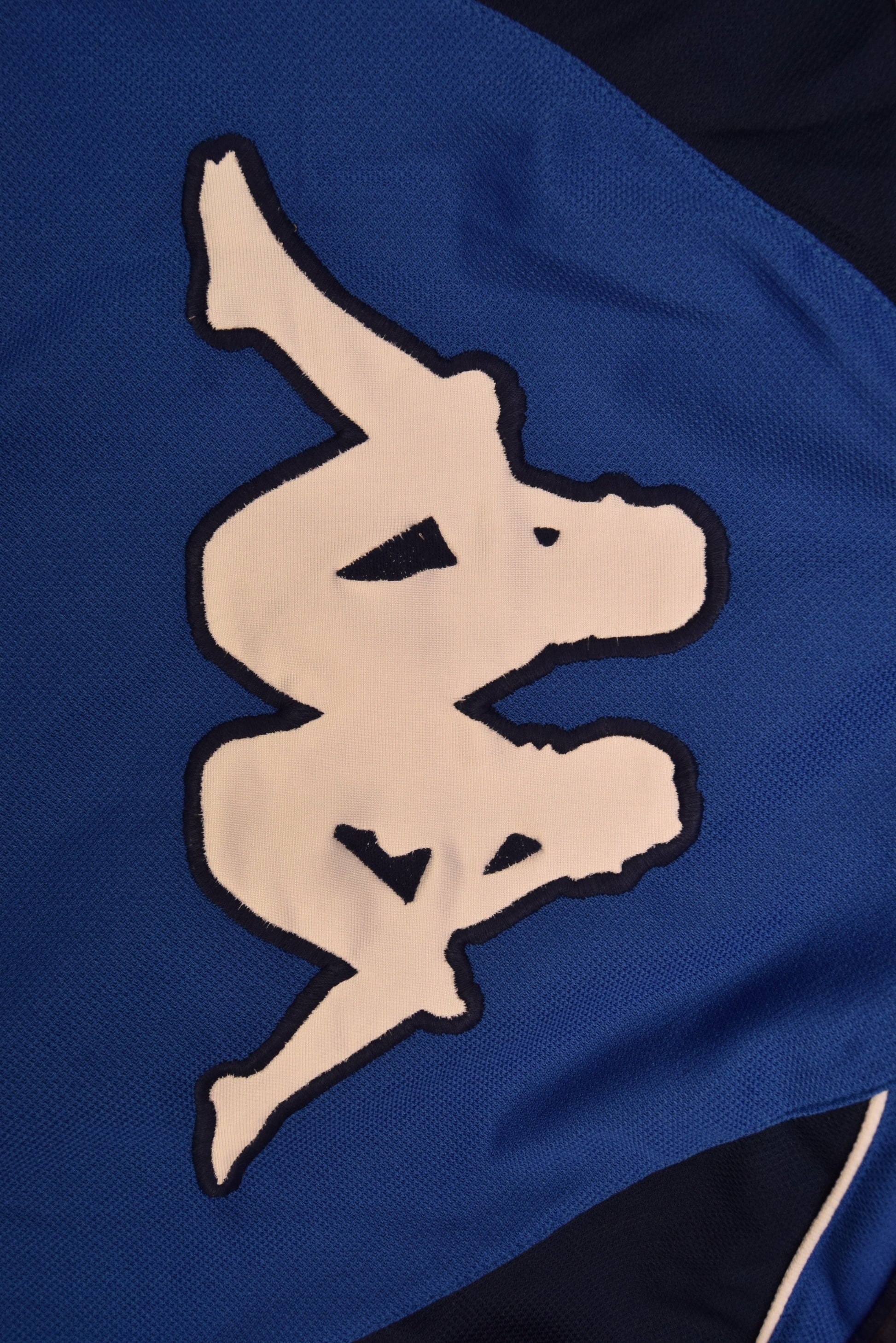 Italy Italia Kappa 1999 - 2000 Hooded Jacket Made in Italy Blue Size M