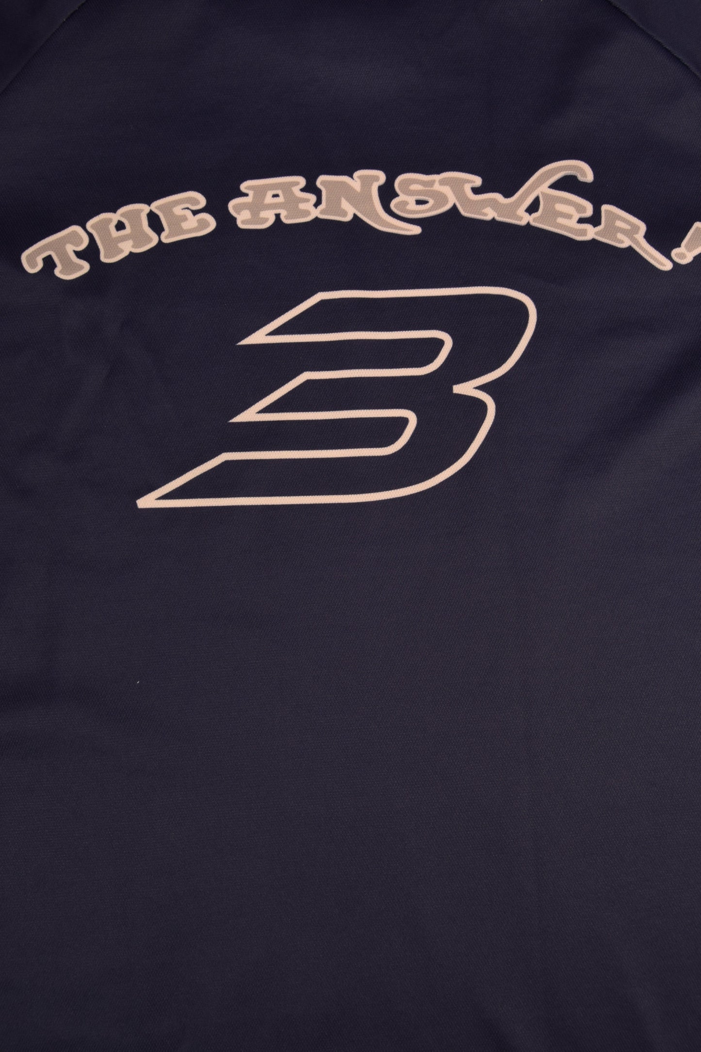 Allen Iverson 3 The Answer Reebok Limited Edition 00's Y2K Motocross Motorsport Motorcycle BMX Racing Bed Newz Size XL-XXL Long Sleeve Blue Grey NBA