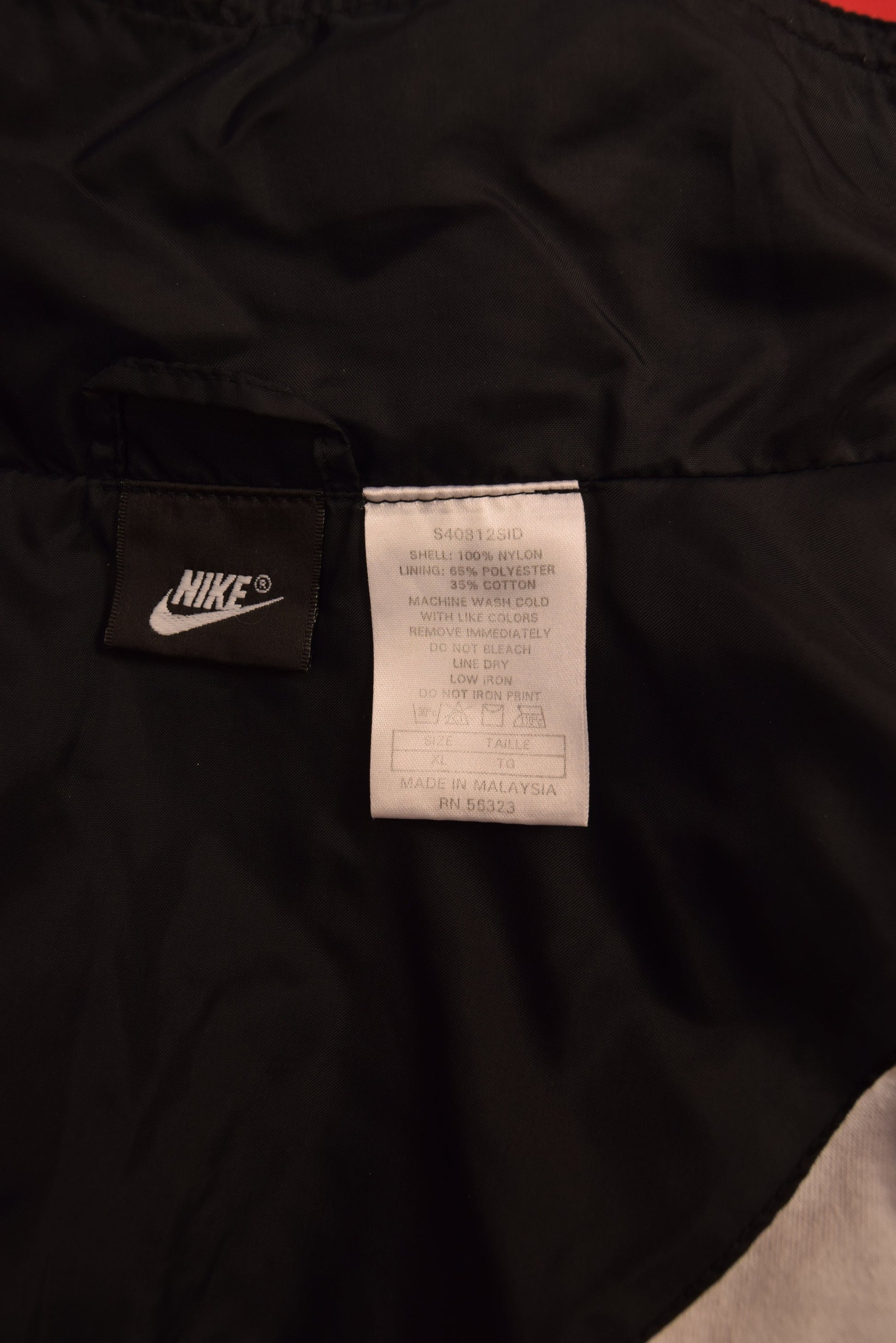 Vintage 90's Nike Jacket Shell Size XL Red Grey Blue Black