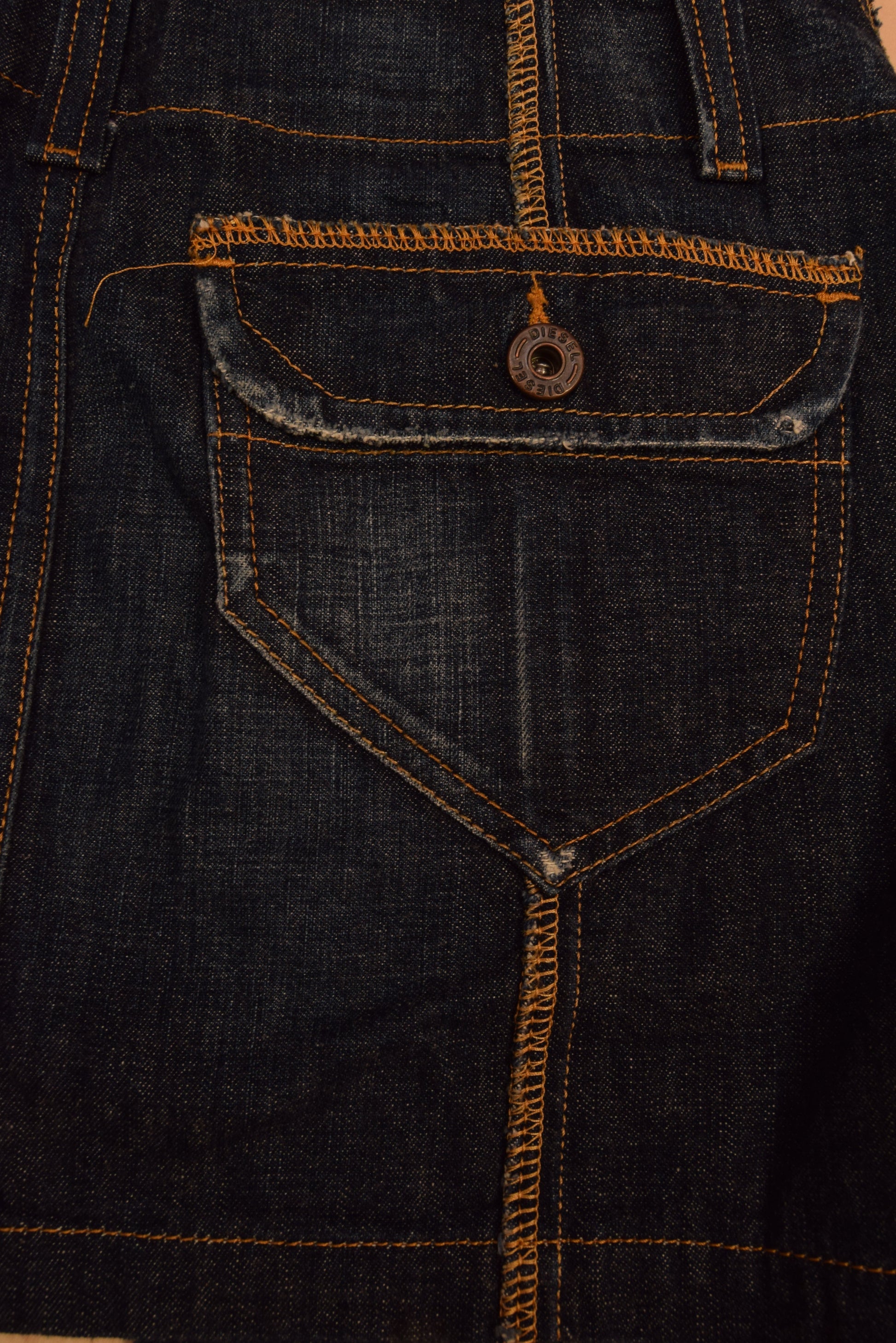 Y2K Diesel Denim Skirt Size 27