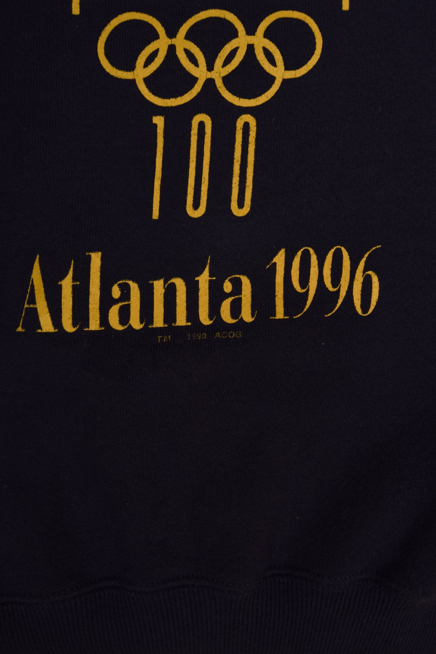 Vintage Champion Atlanta 1996 Centennial Olympic Games Sweatshirt Crewneck Size XL Navy Blue Made in USA