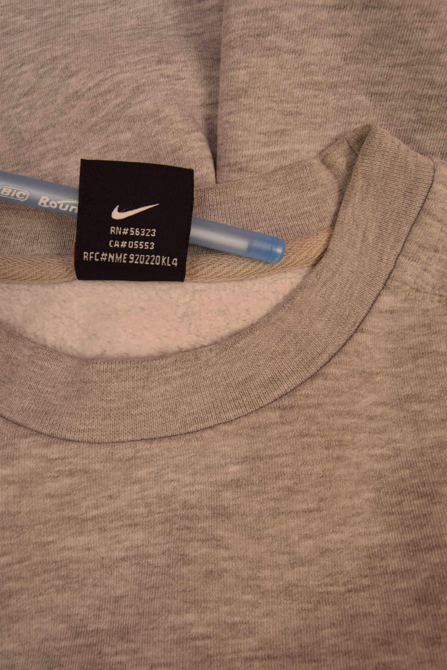 Vintage Nike Town Berlin Sweatshirt Crew Neck Embroidery Size M Grey