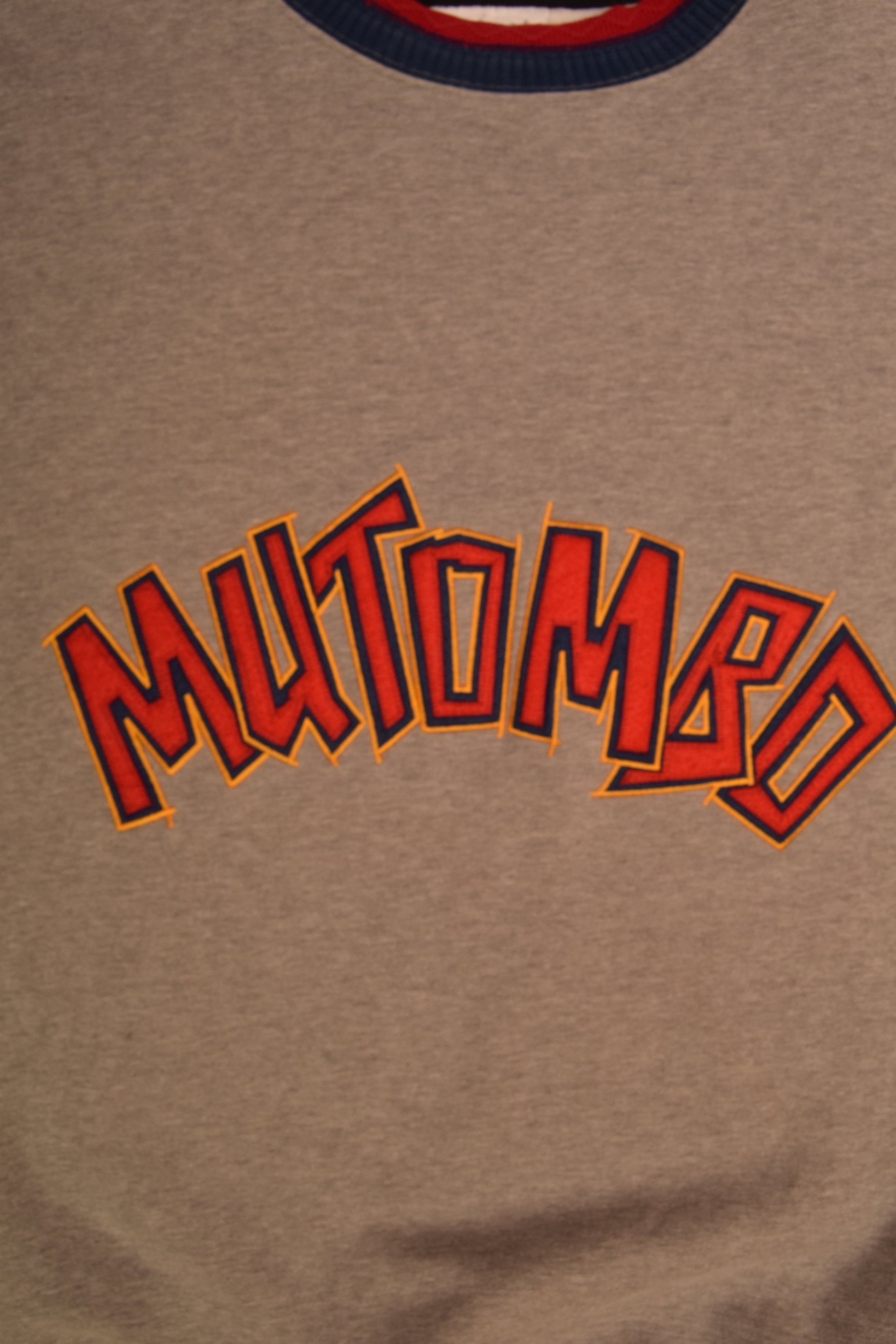 Vintage 90's Adidas Dikembe Mutombo Sweatshirt Crewneck Size XL Grey 55