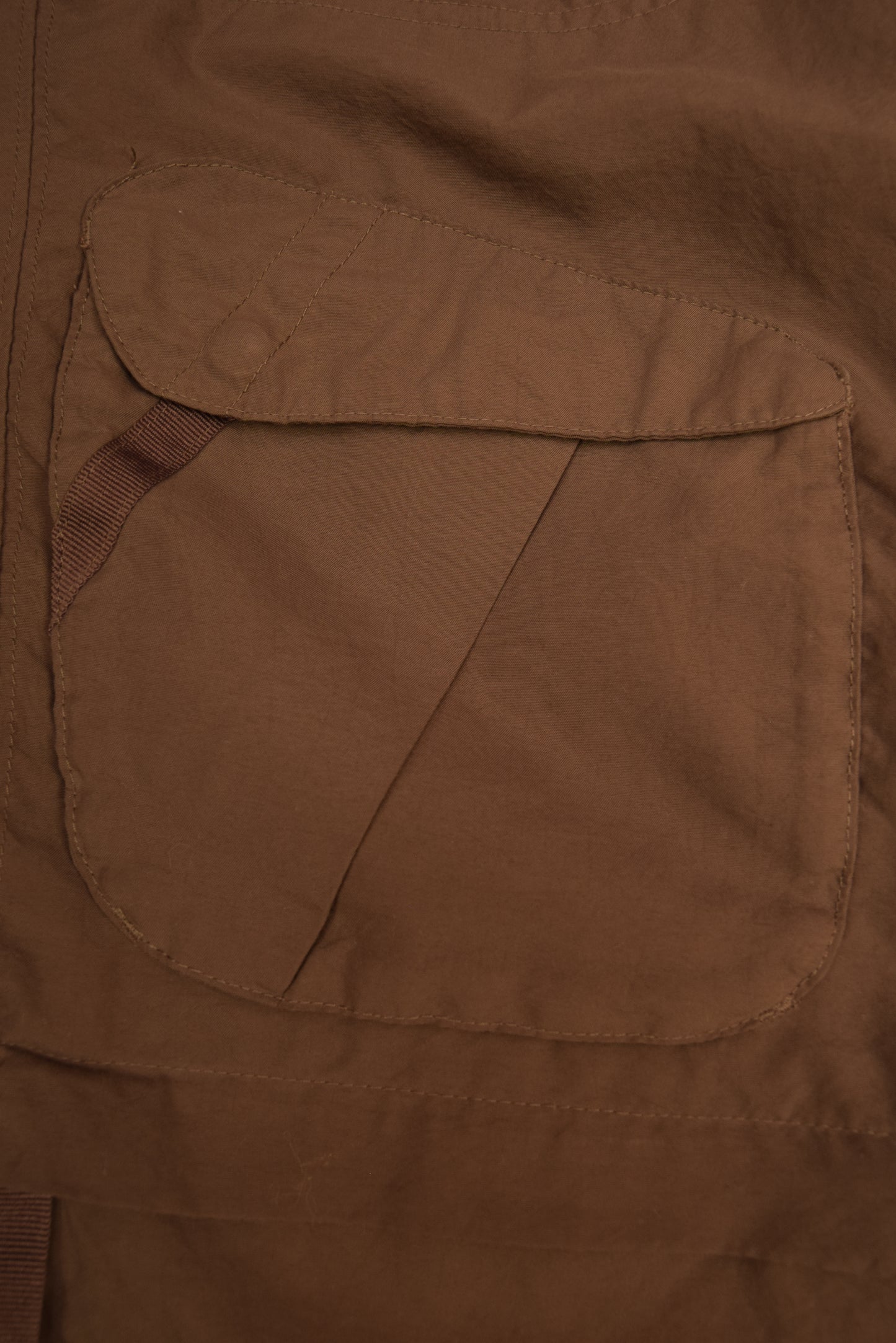 Y2K Nike ACG Trail Hiking Zipoff Cargo Pants Size S Technical Gorpcore Outdoor Low Waist Multi Pocket Polyester Women Brown