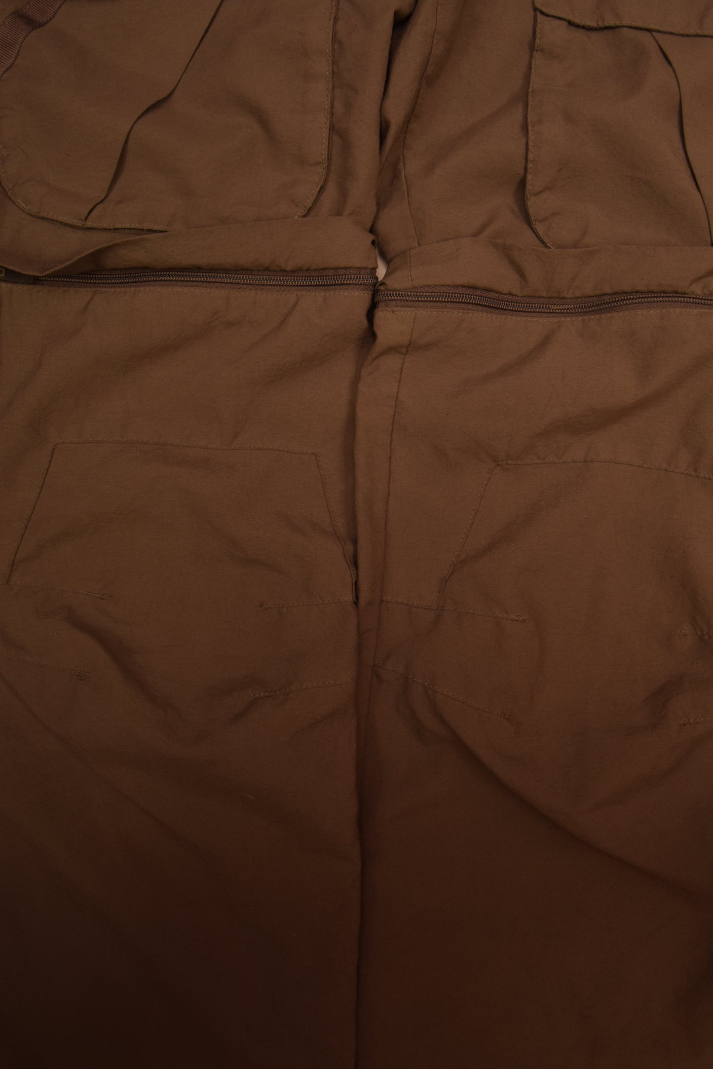 Y2K Nike ACG Trail Hiking Zipoff Cargo Pants Size S Low Waist Multi Pocket Polyester Women
