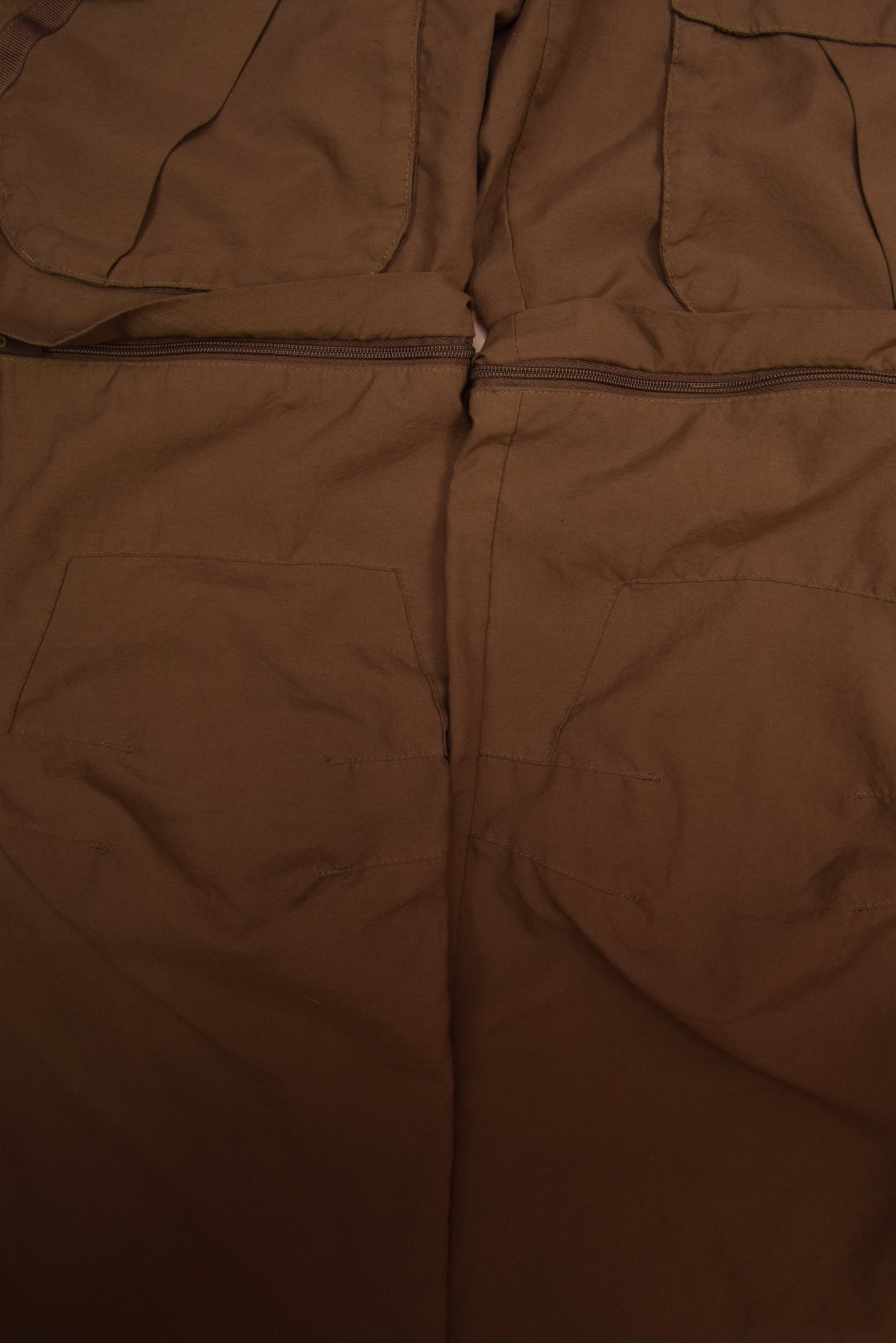 Y2K Nike ACG Trail Hiking Zipoff Cargo Pants Size S Low Waist Multi Pocket Polyester Women
