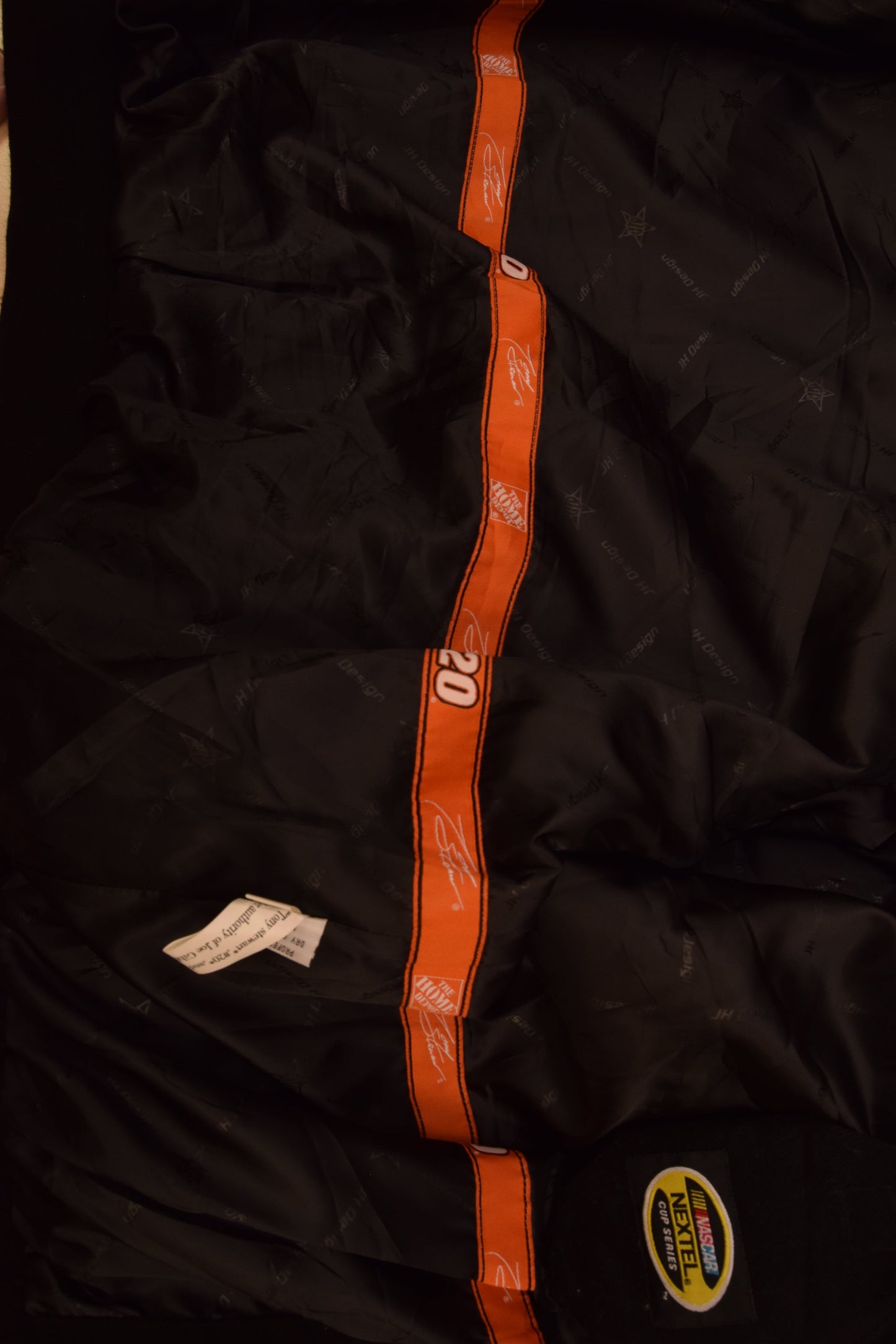 Y2K Nascar Tony Stewart Chase Authentics by JHD Design Group 2005 Champion Racing Nextel Cup Series The Home Depot 20 Black Orange Size XL Joe Gibbs Racing