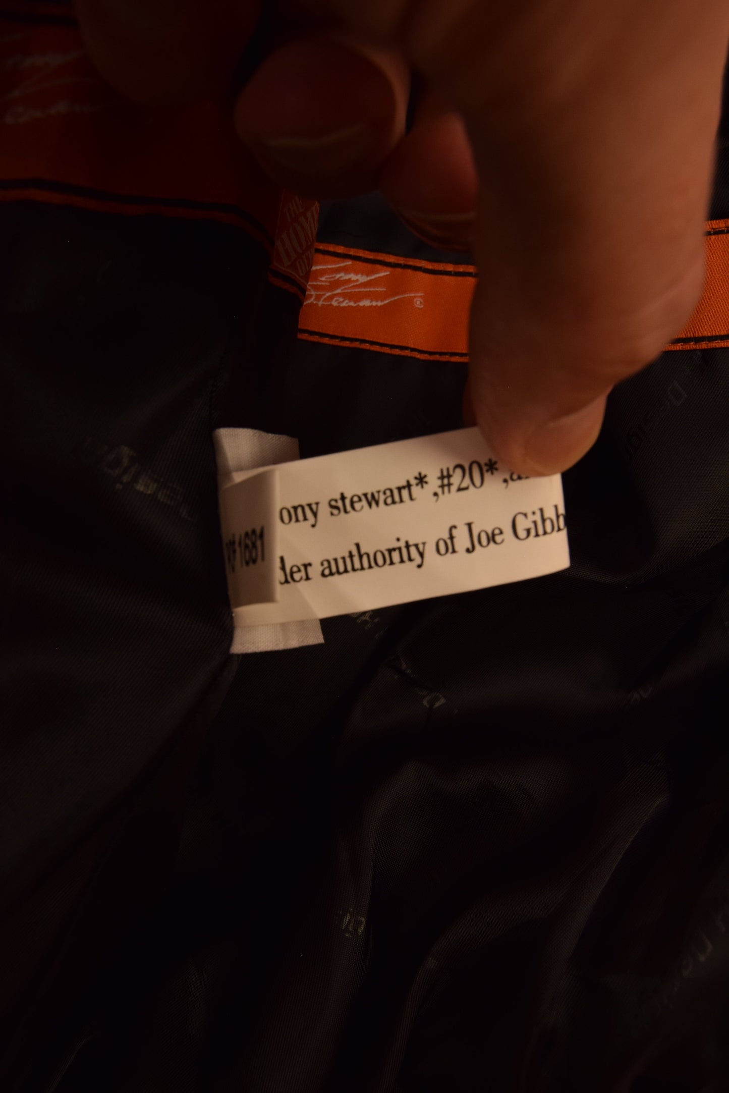 Y2K Nascar Tony Stewart Chase Authentics by JHD Design Group 2005 Champion Racing Nextel Cup Series The Home Depot 20 Black Orange Size XL Joe Gibbs Racing