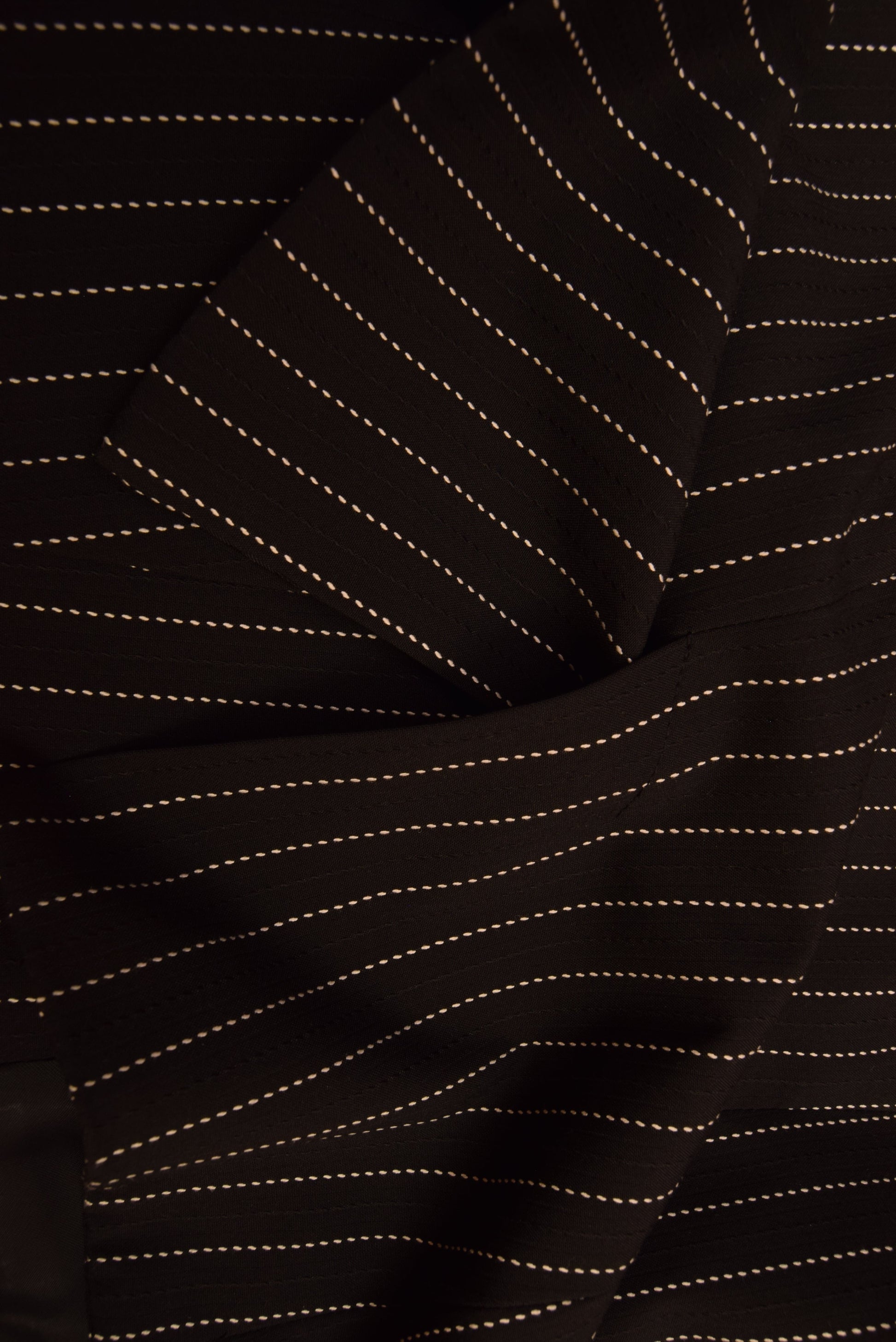 Y2K 2000's RoccoBarocco Blazer Made in Italy Black With White Stripes