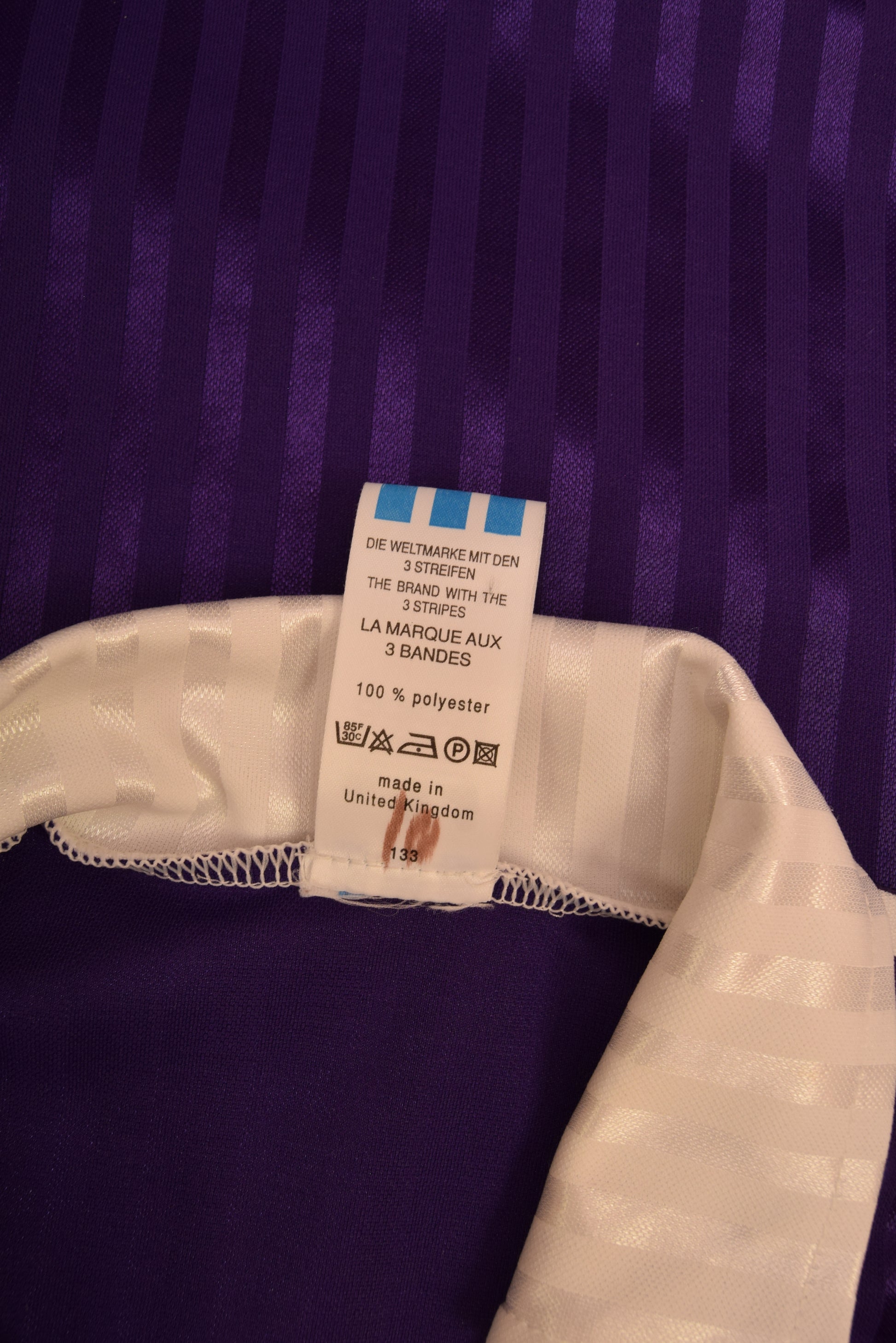 R.S.C. Anderlecht Bruxelles Adidas 1989 1990 1991 1992 Away Football Shirt Made in UK Size L