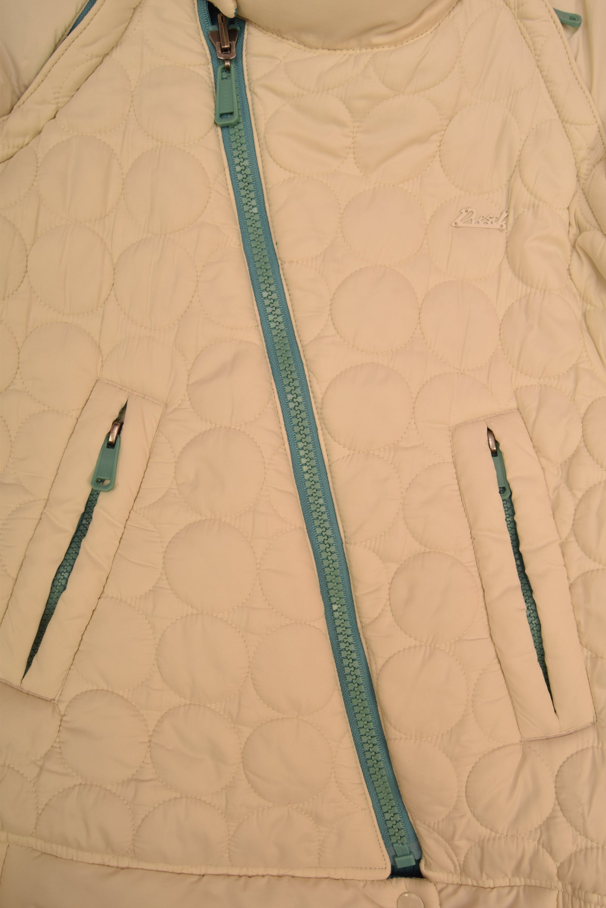 Y2K Diesel Reversible Jacket With Detachable / Removable Sleeves Size S