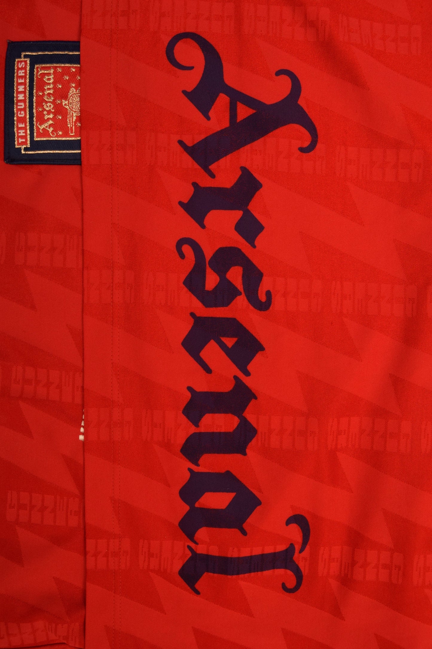 Vintage Arsenal London Nike Premier 1994 1995  1996 Home Football Shirt Gunners Red JVC Made in Gt. Britain Thunder Size XL