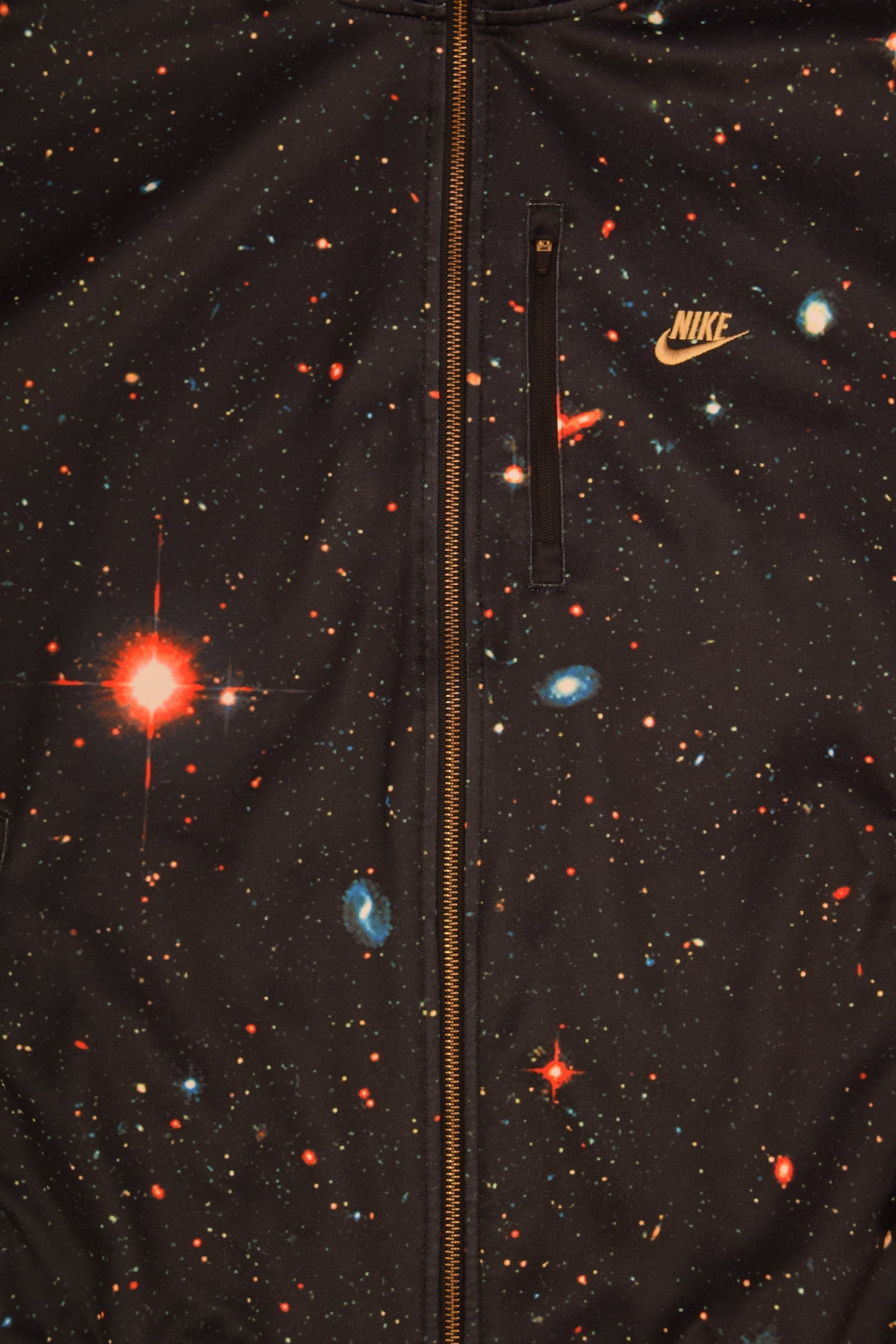 Y2K Nike Sportswear Tn Air Jacket Celestial Cosmic Galaxy Pattern Size M Polyester