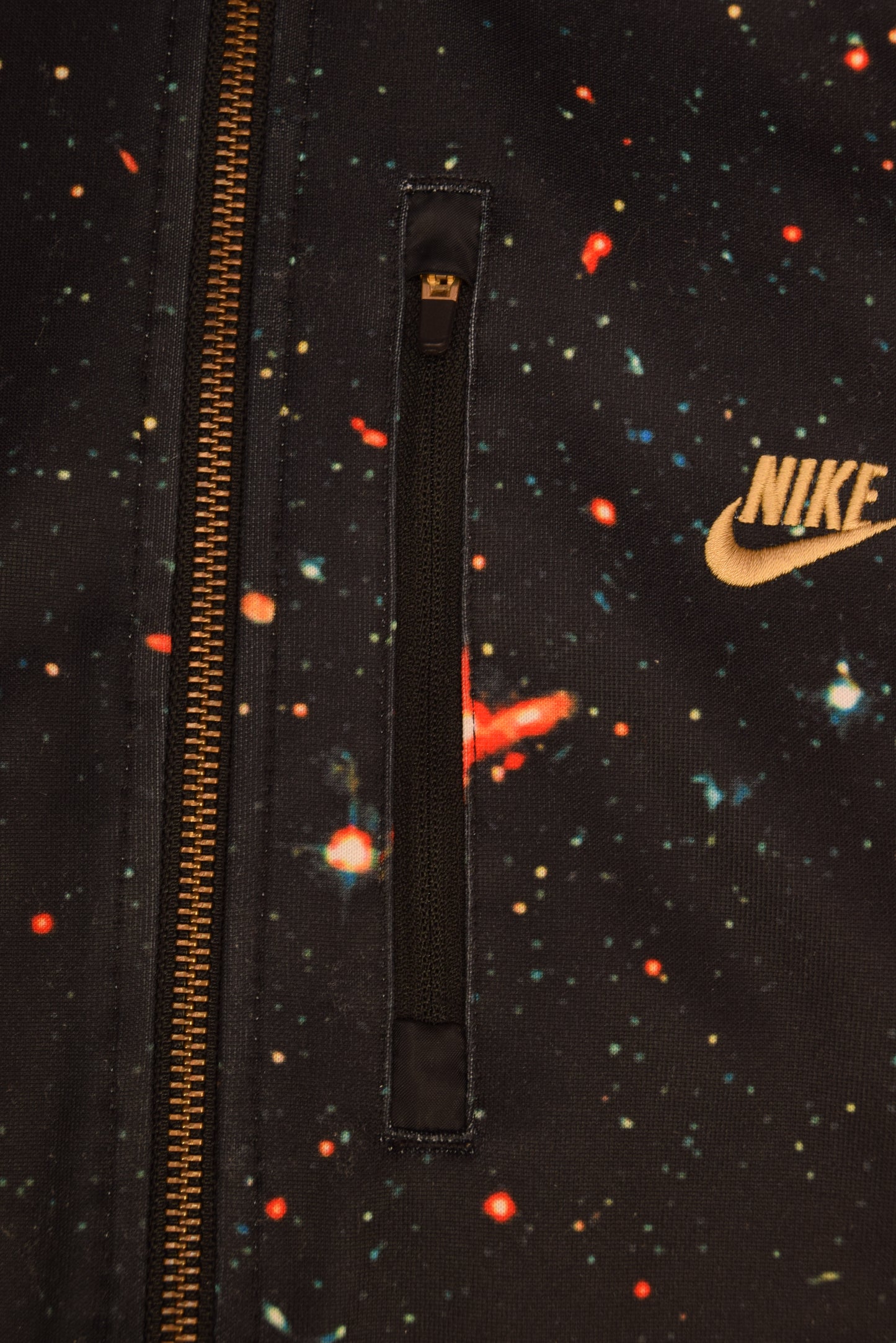 Y2K Nike Sportswear Tn Air Jacket Celestial Cosmic Galaxy Pattern Size M Polyester