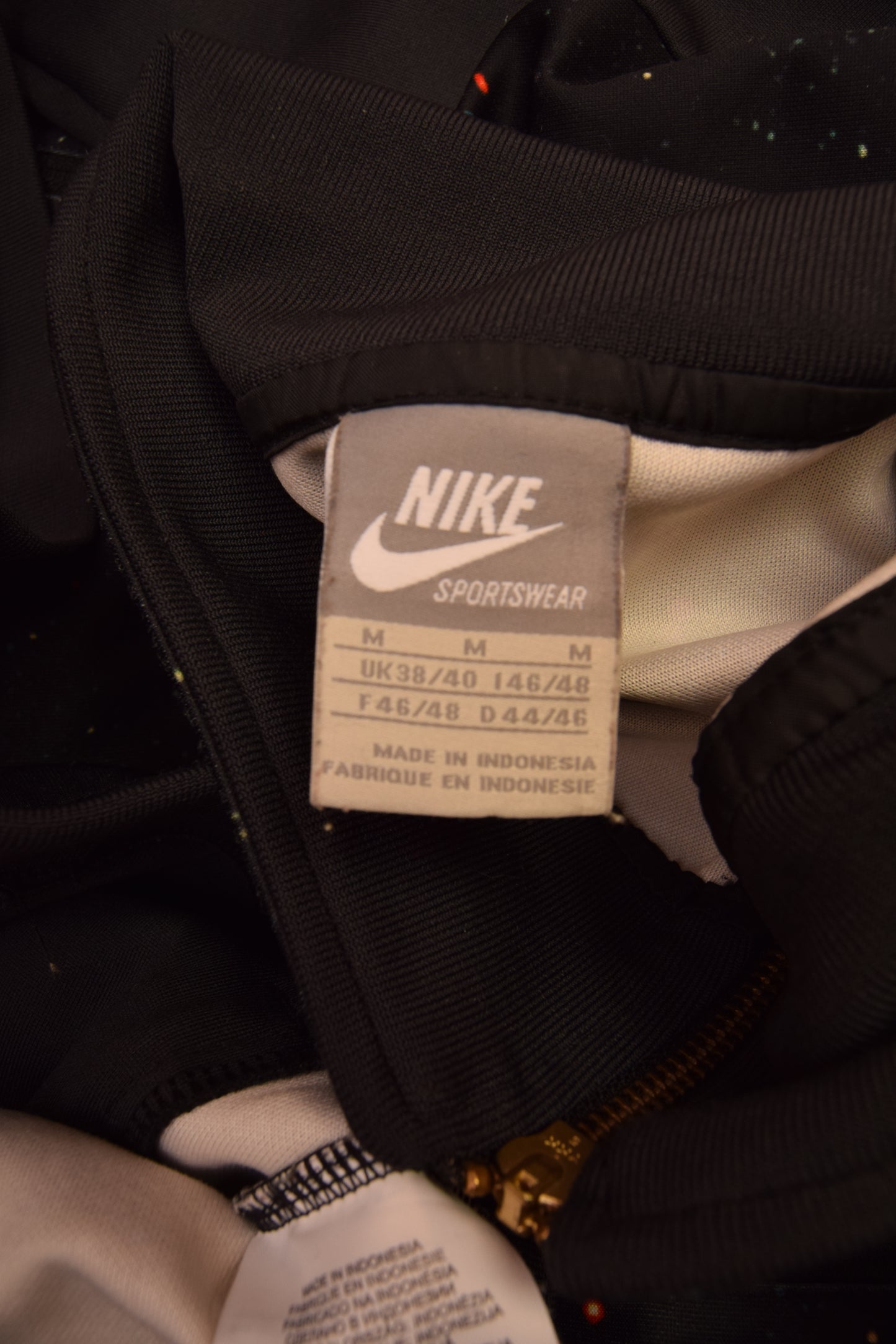 Y2K Nike Sportswear Tn Air Jacket Celestial Cosmic Galaxy Pattern Size M Polyester