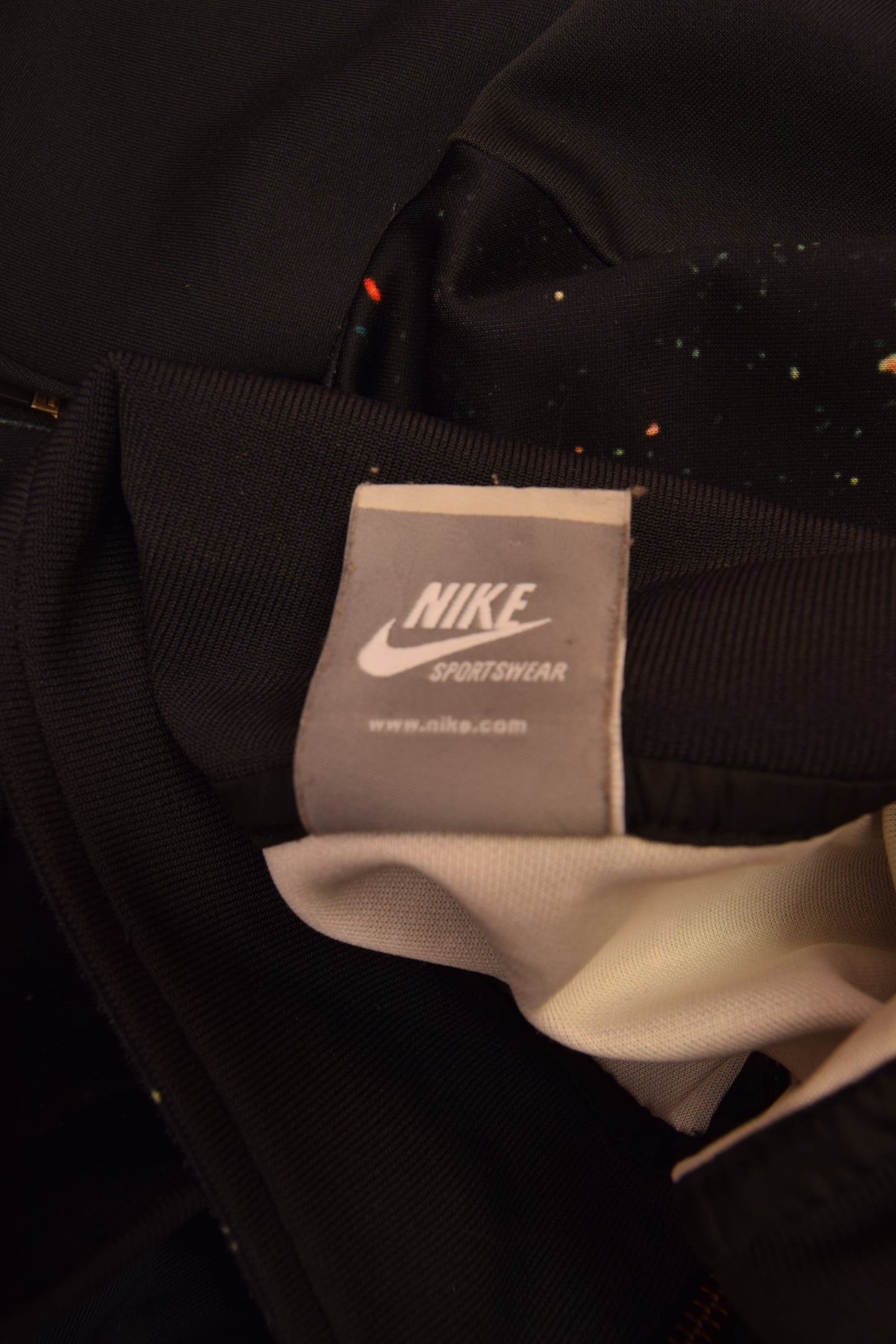 Y2K Nike Sportswear Tn Air Jacket Celestial Cosmic Galaxy Pattern Size M Polyester