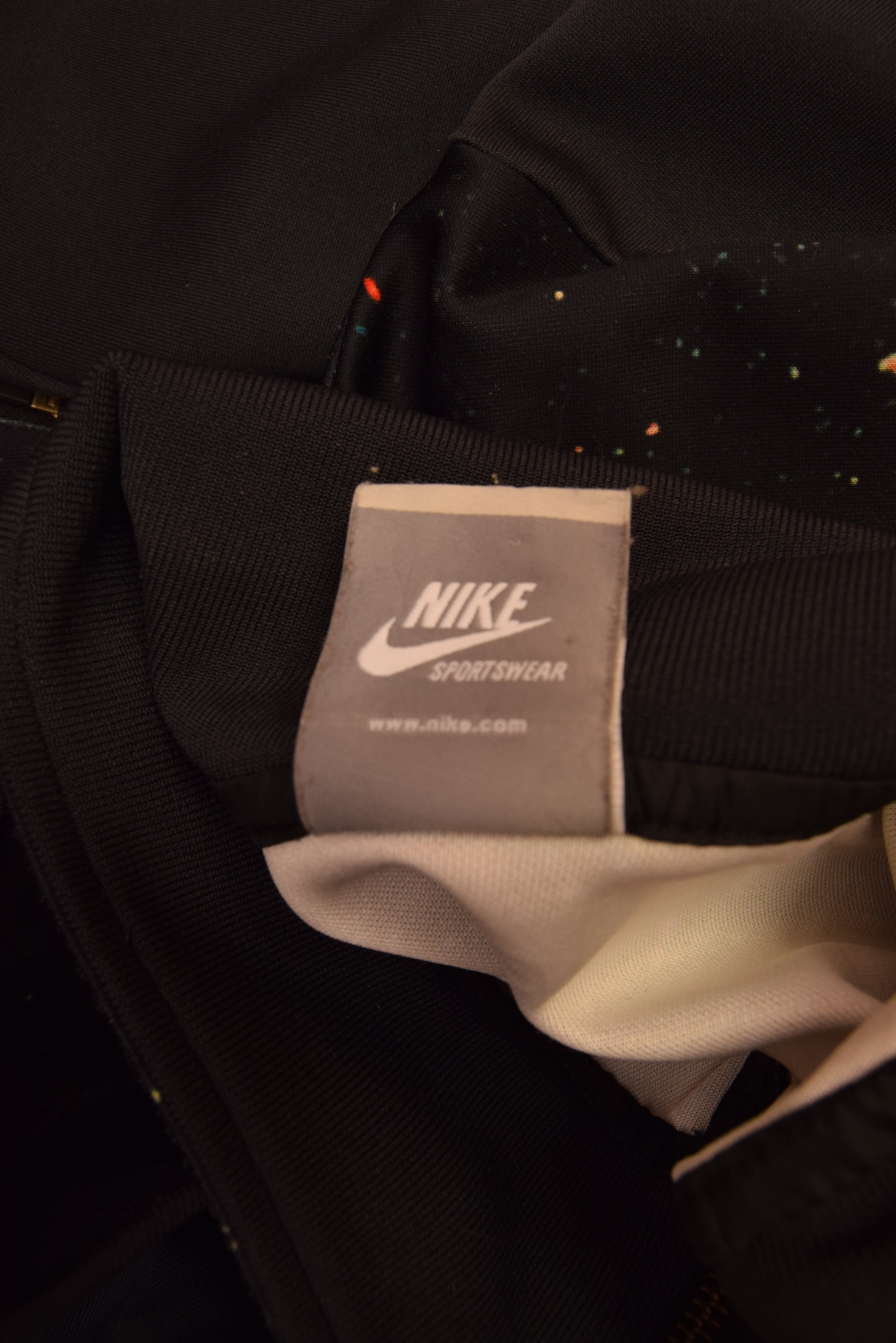 Y2K Nike Sportswear Tn Air Jacket Celestial Cosmic Galaxy Pattern Size M Polyester