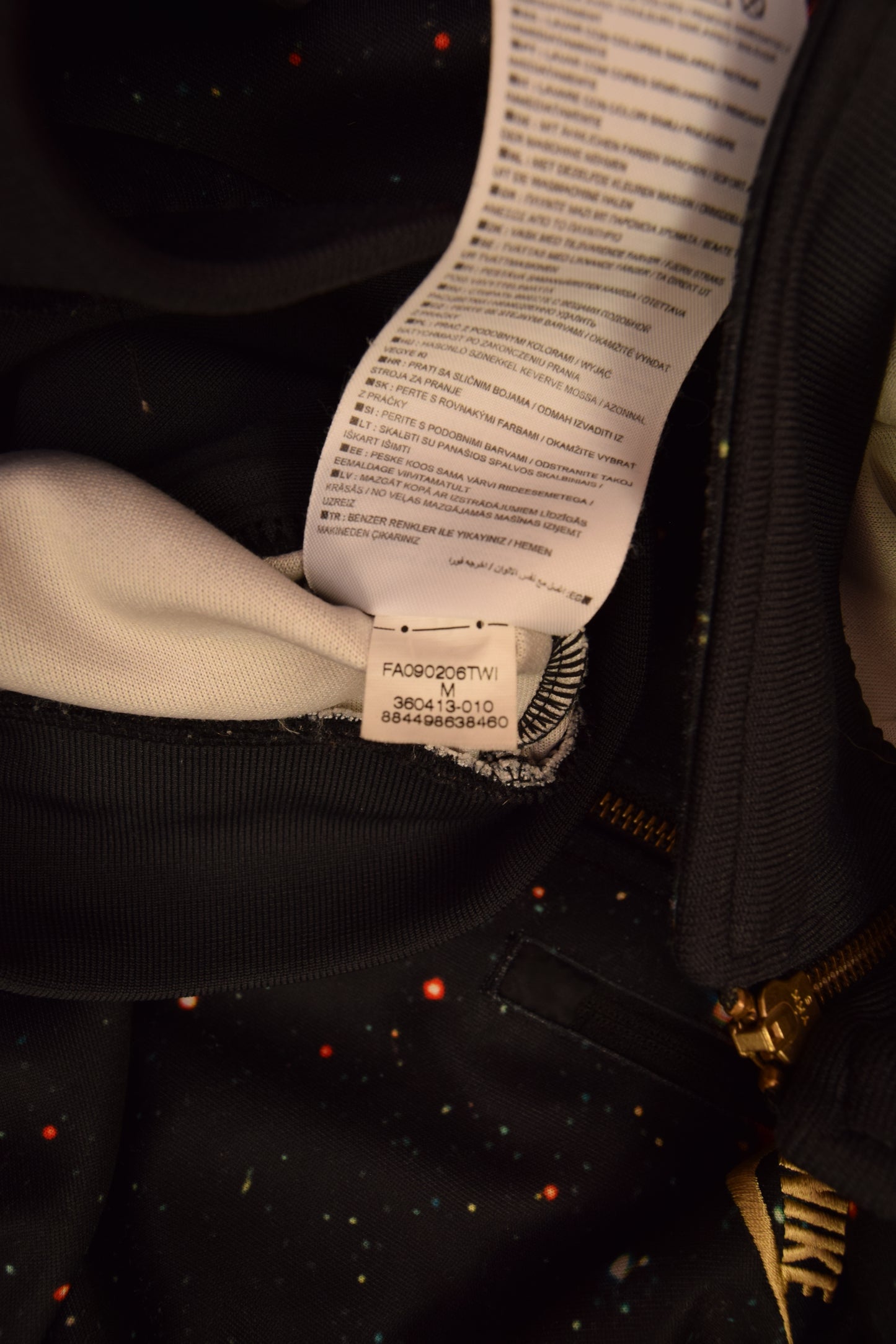 Y2K Nike Sportswear Tn Air Jacket Celestial Cosmic Galaxy Pattern Size M Polyester