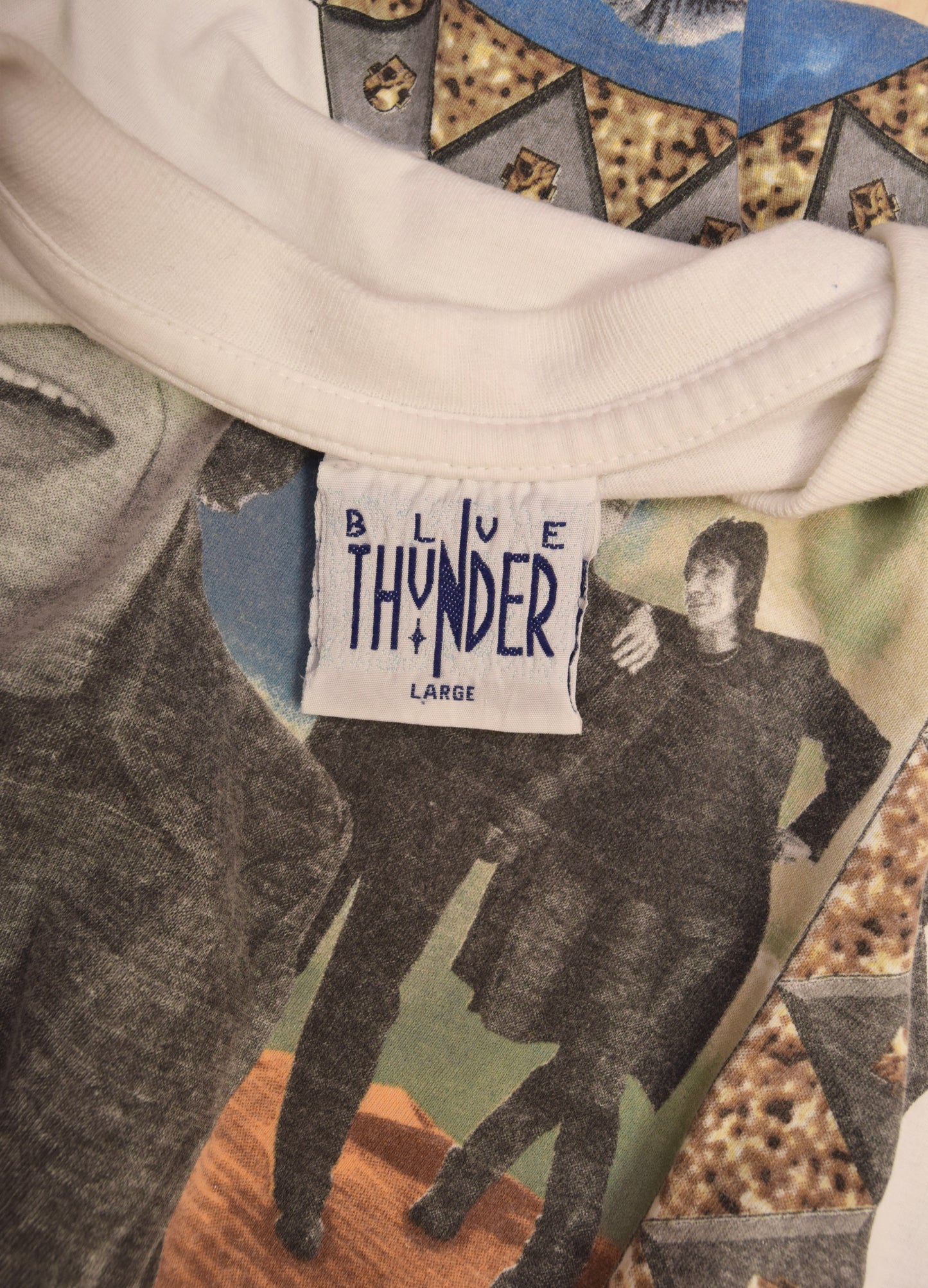 Vintage Rolling Stones Bridges To Babylon World Tour 1997 / 1998 Blue Thunder Size L White