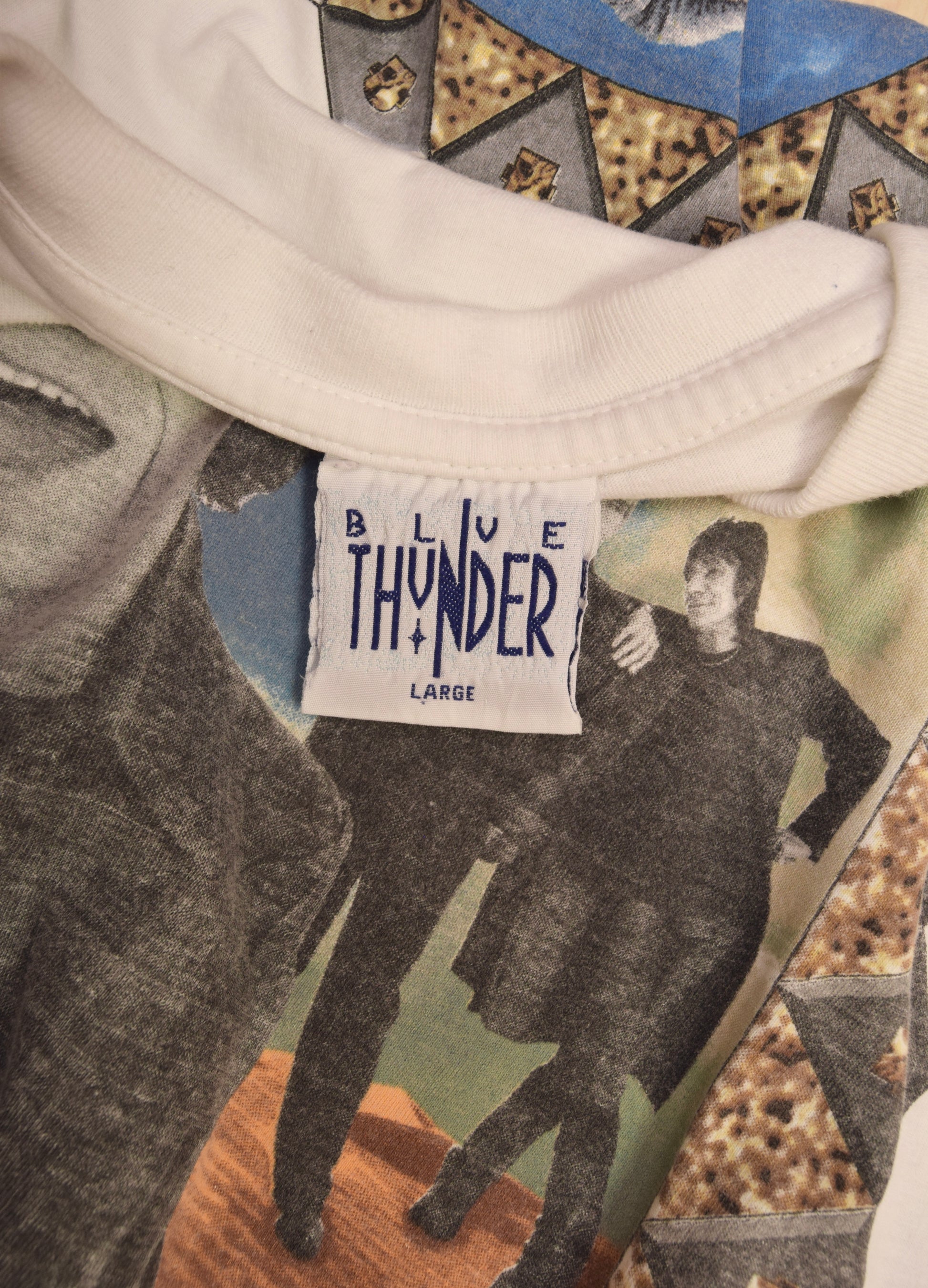 Vintage Rolling Stones Bridges To Babylon World Tour 1997 / 1998 Blue Thunder Size L White