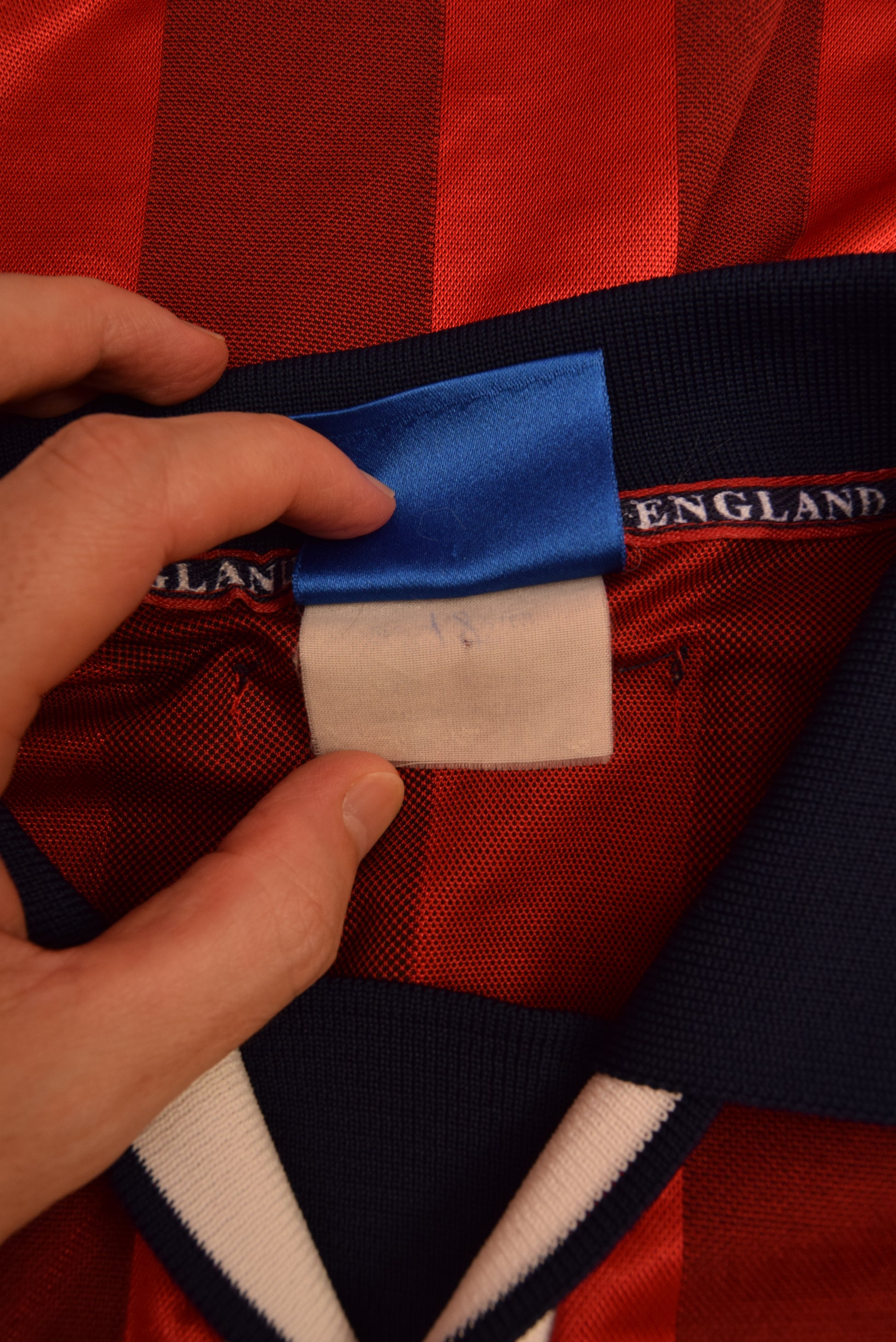 England Umbro 1998 1999 Away Football Shirt Size XXL Red