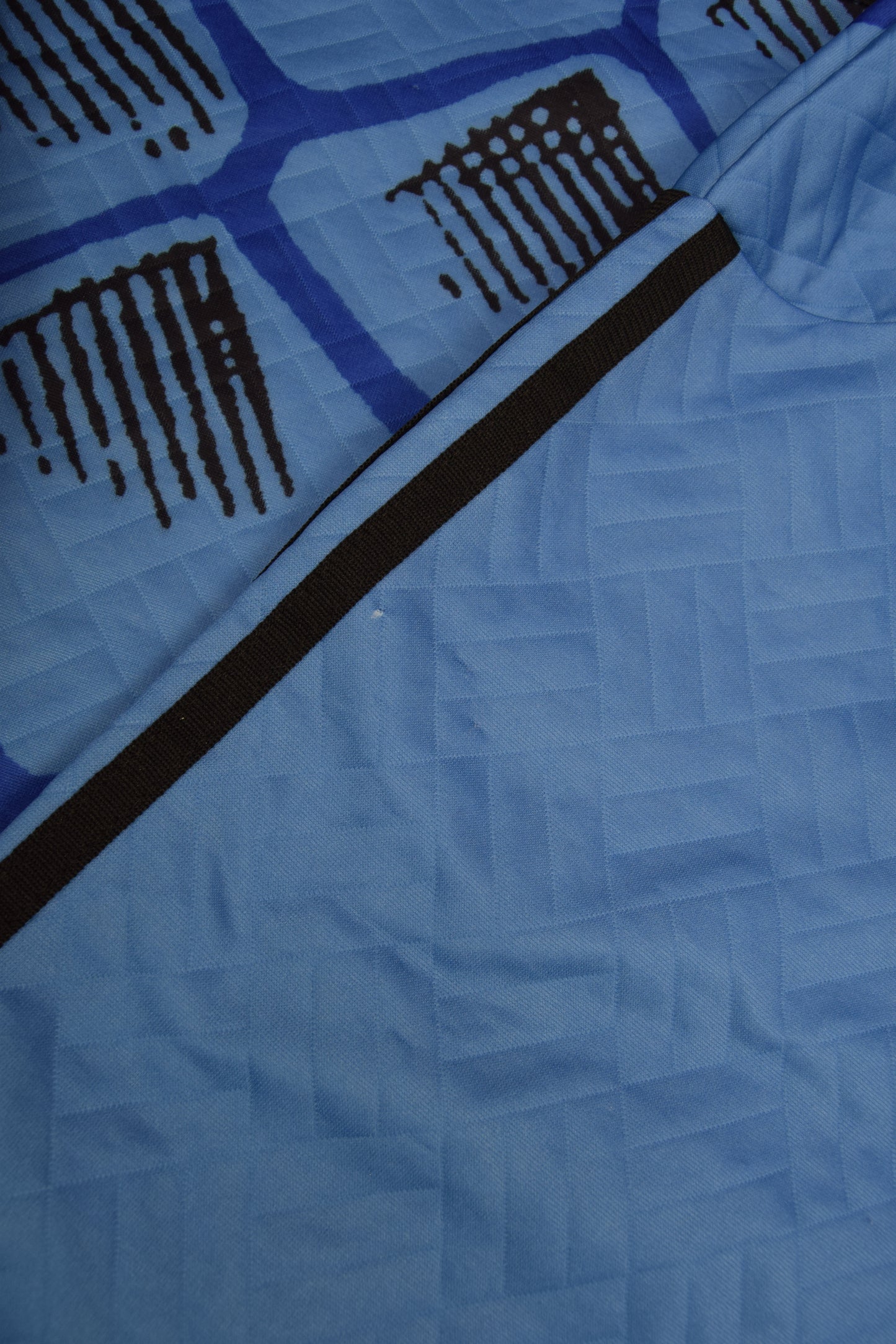 Oliver Kahn Adidas 1996 1997 1998 Bayern Munchen GK Goalkeeper Shirt Template #1 Size L Made in England Blue