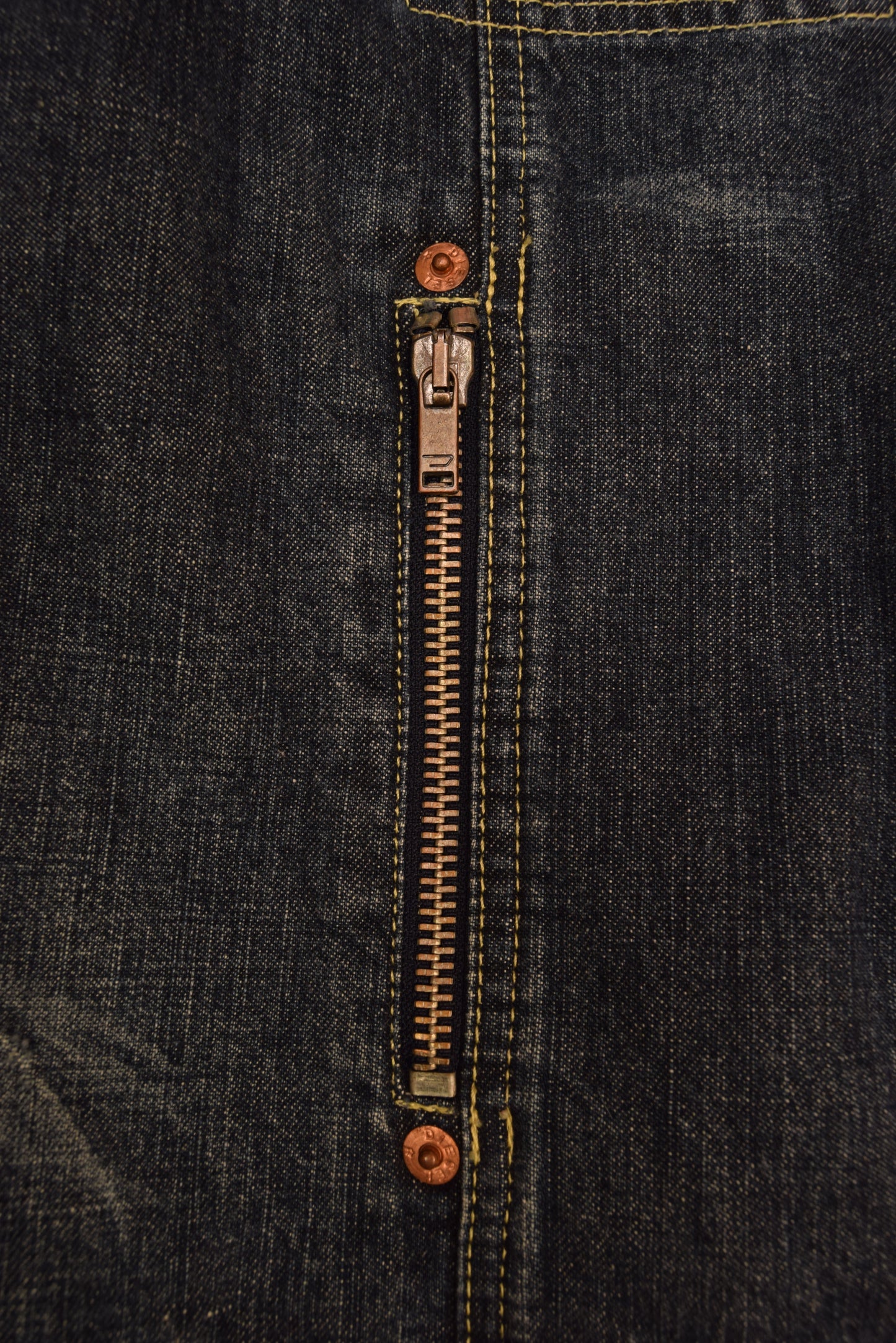 Y2K Diesel Denim Slim Fit Jacket With Zipper Size M