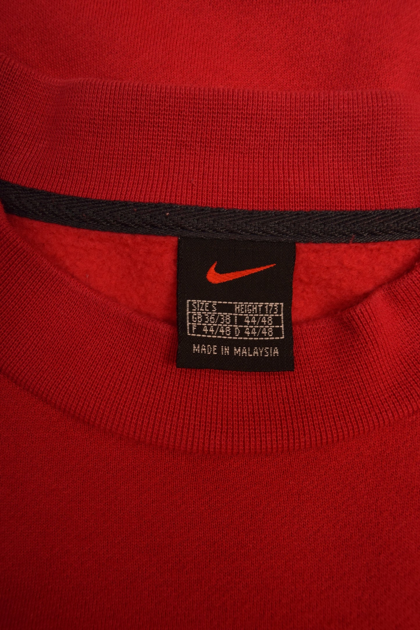 Vintage 90's Nike Sweatshirt Red Size M - L Embroidered Logo