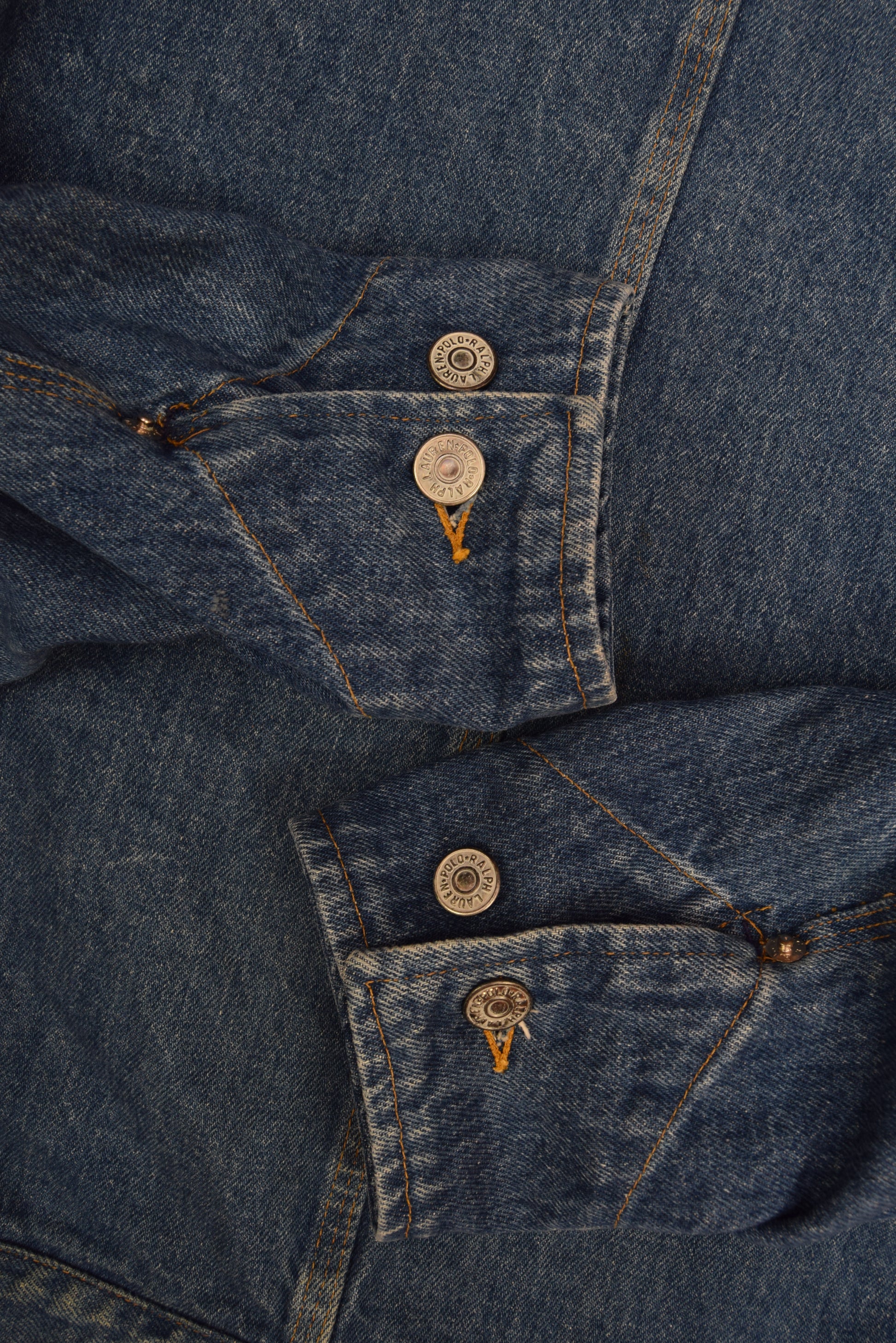 Vintage Polo Ralph Lauren Denim Jacket Made in USA Size M - L