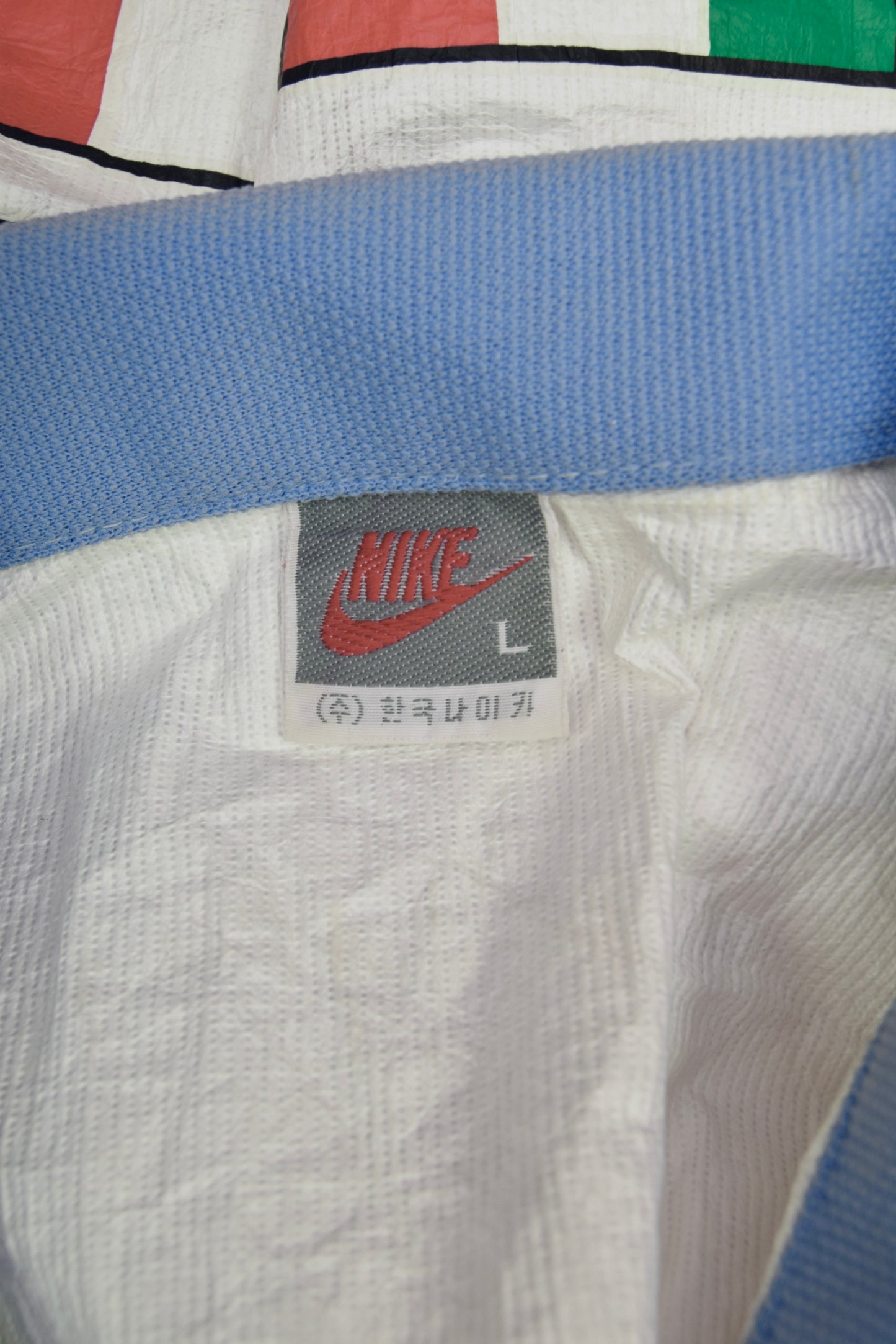 Vintage Nike 1992 Olympics Jacket Size L Made in Korea White Barcelona 1992 Seoul 1988 Los Angeles 1984 Moscow 1980 Montreal 1976 Munich 1972 Mexico City 1968 Tokyo 1964 Rome 1960