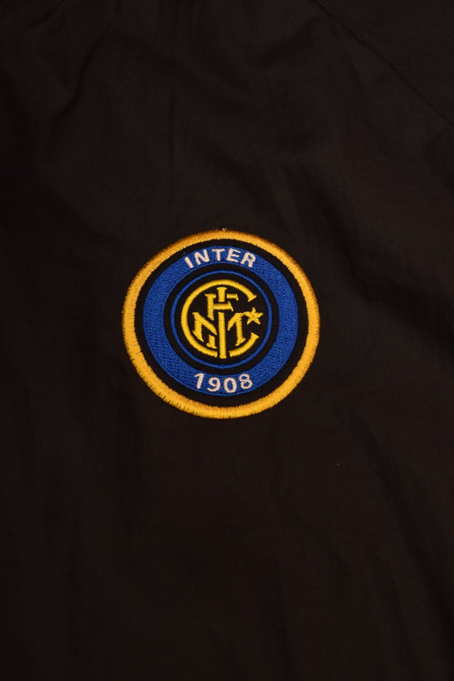 Inter Internationale Milano Nike Team 1998-2000 Light Football Jacket / Shell Size M Blue Black