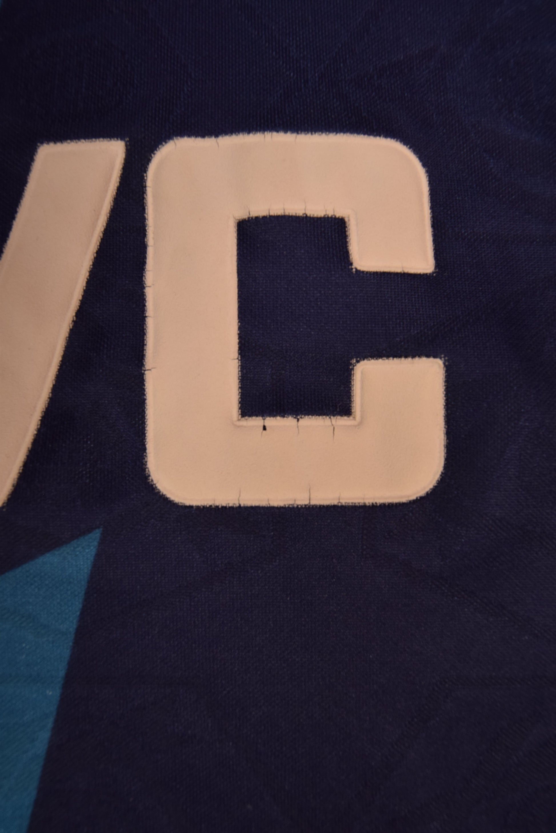 Authentic Arsenal Nike Premier 1995 - 1996 Away Football Shirt JVC Blue Size XL Zig Zag Thunder