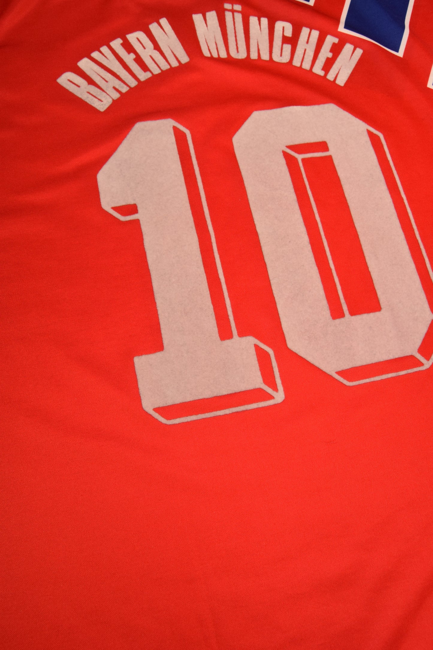 Bayern München Adidas Equipment 1991 - 1992 - 1993 Home Football Shirt No # 10 Red Blue Opel Size XL