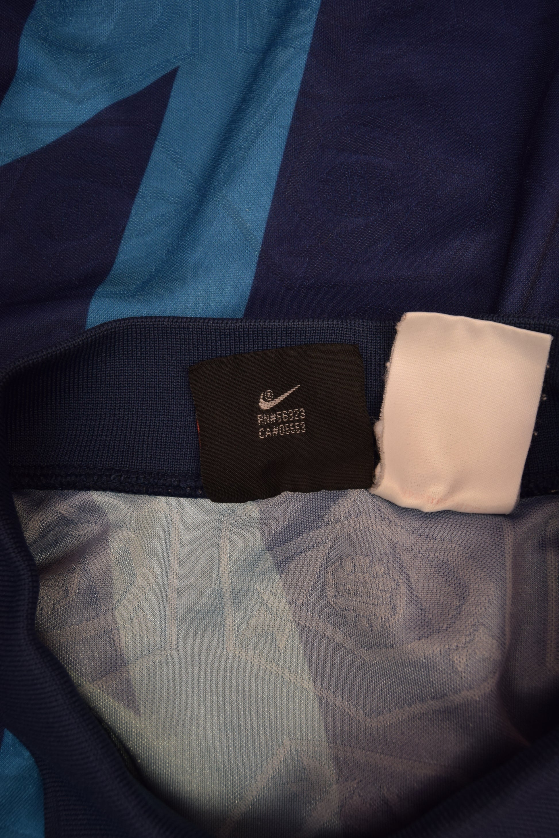 Authentic Arsenal Nike Premier 1995 - 1996 Away Football Shirt JVC Blue Size XL Zig Zag Thunder