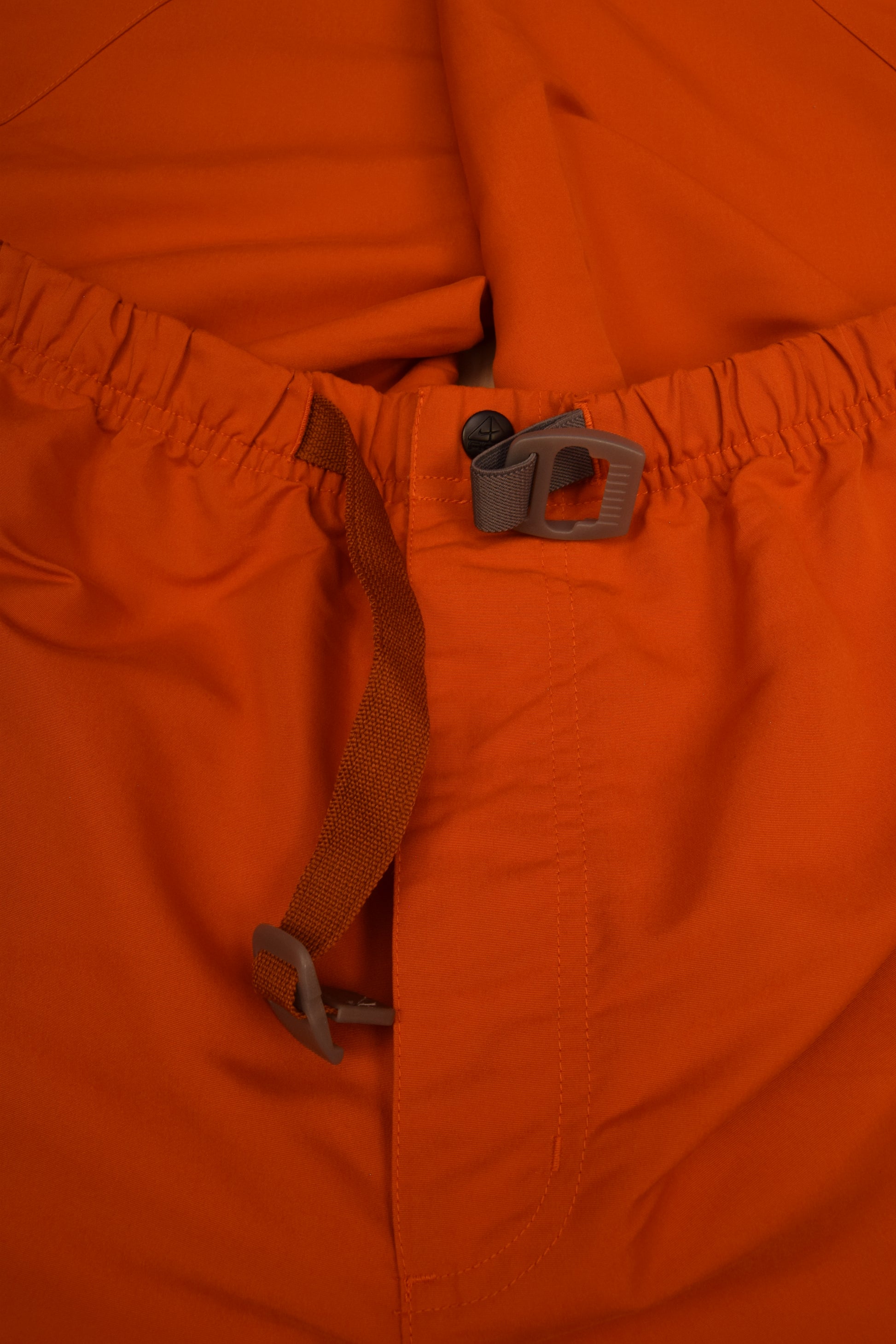 Y2K Nike ACG Trail Hiking Pants With Adjustable Waistband Technical Gorpcore Size XL Orange