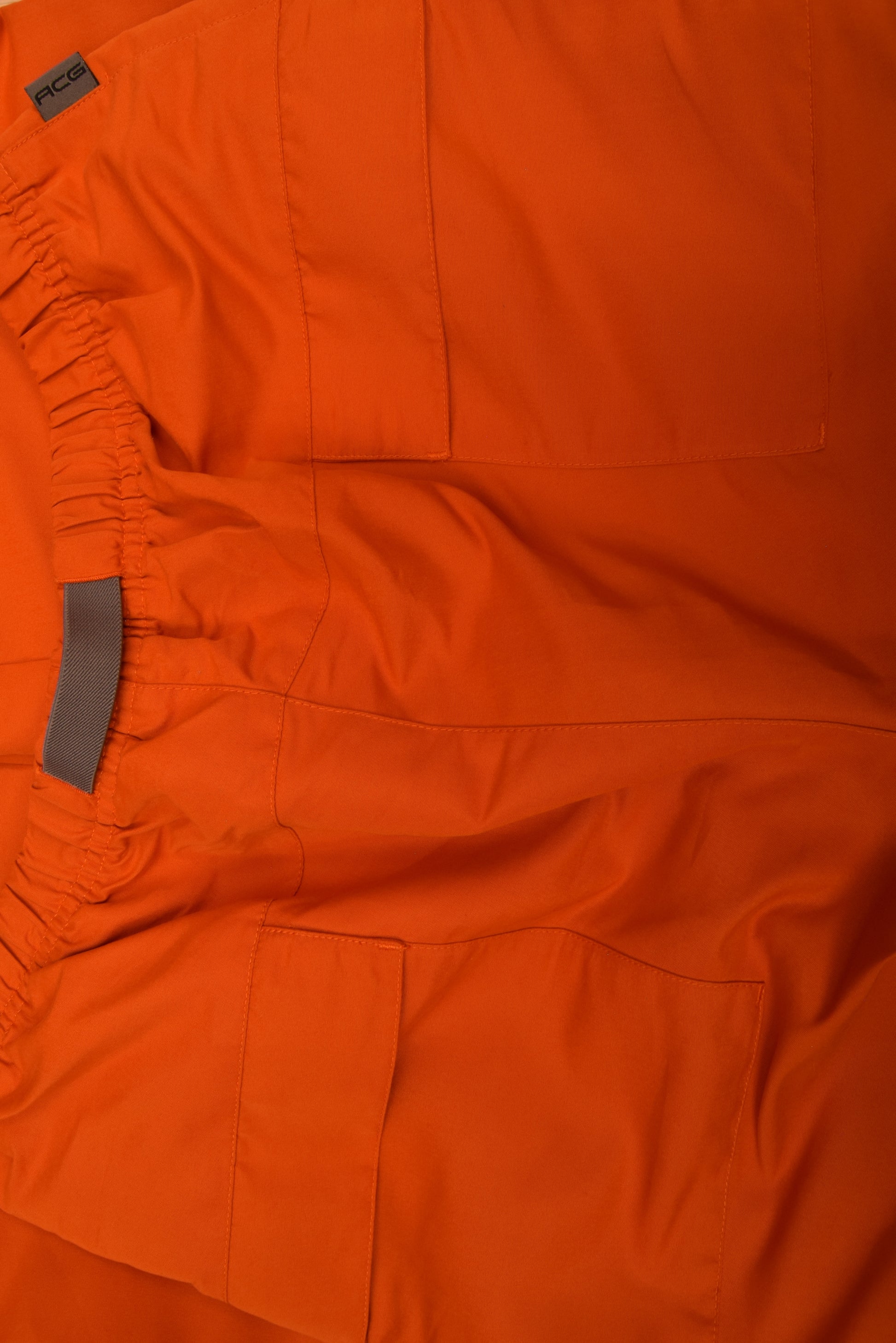 Y2K Nike ACG Trail Hiking Pants With Adjustable Waistband Technical Gorpcore Size XL Orange