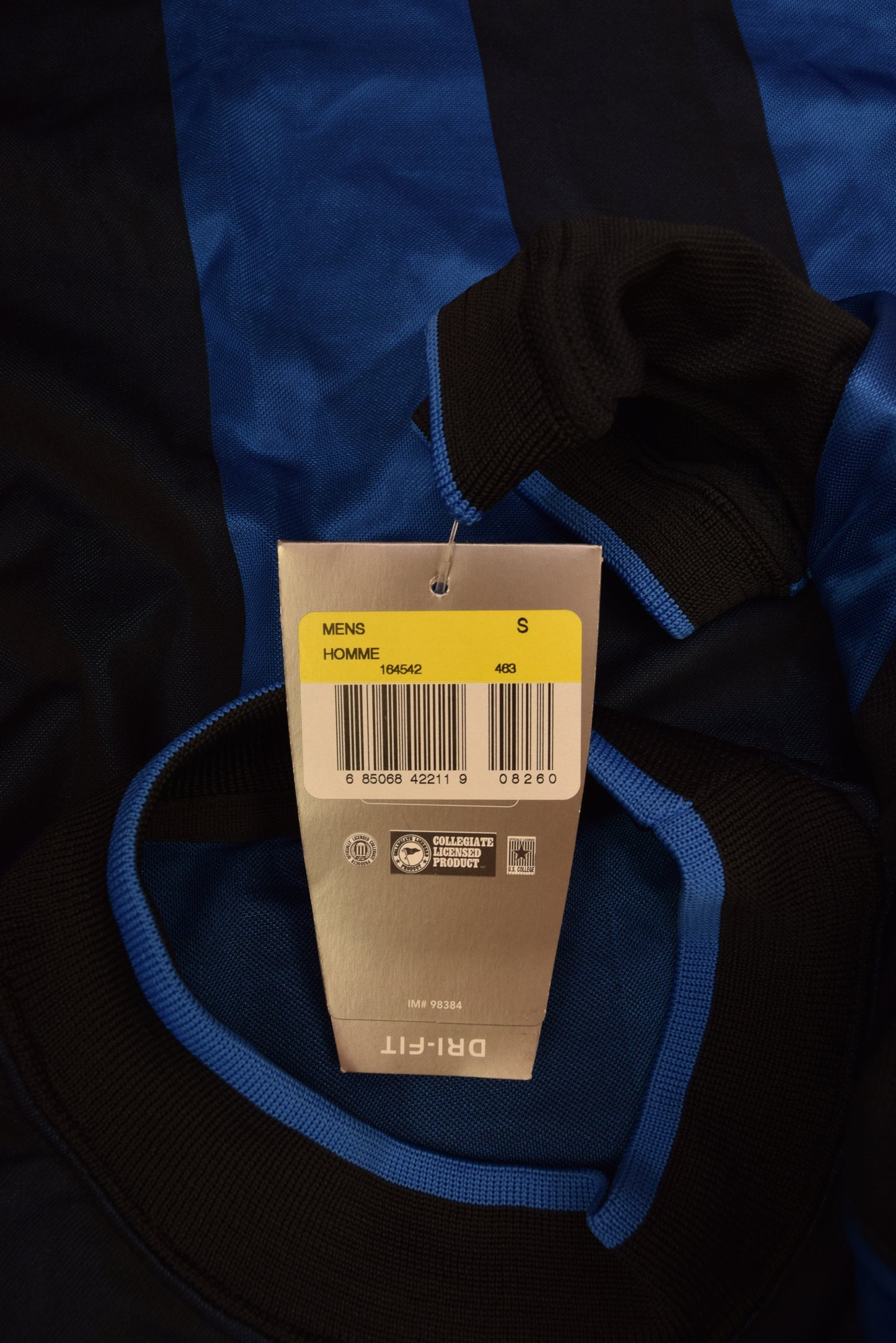 Authentic Inter Internazionale Milano Milan Nike Team 2000-2001 Home Football Shirt Black Blue Pirelli Size S Made in UK BNWT NOS OG DS DRI-FIT