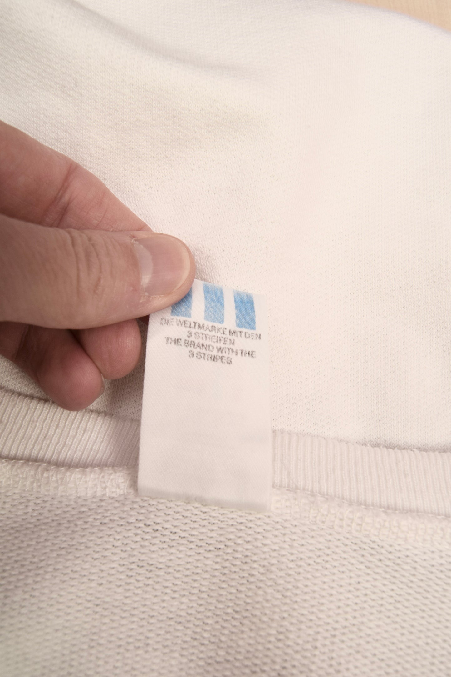 Vintage 80's Ivan Lendl Adidas Tennis Sweatshirt White Size S - M - L Cotton