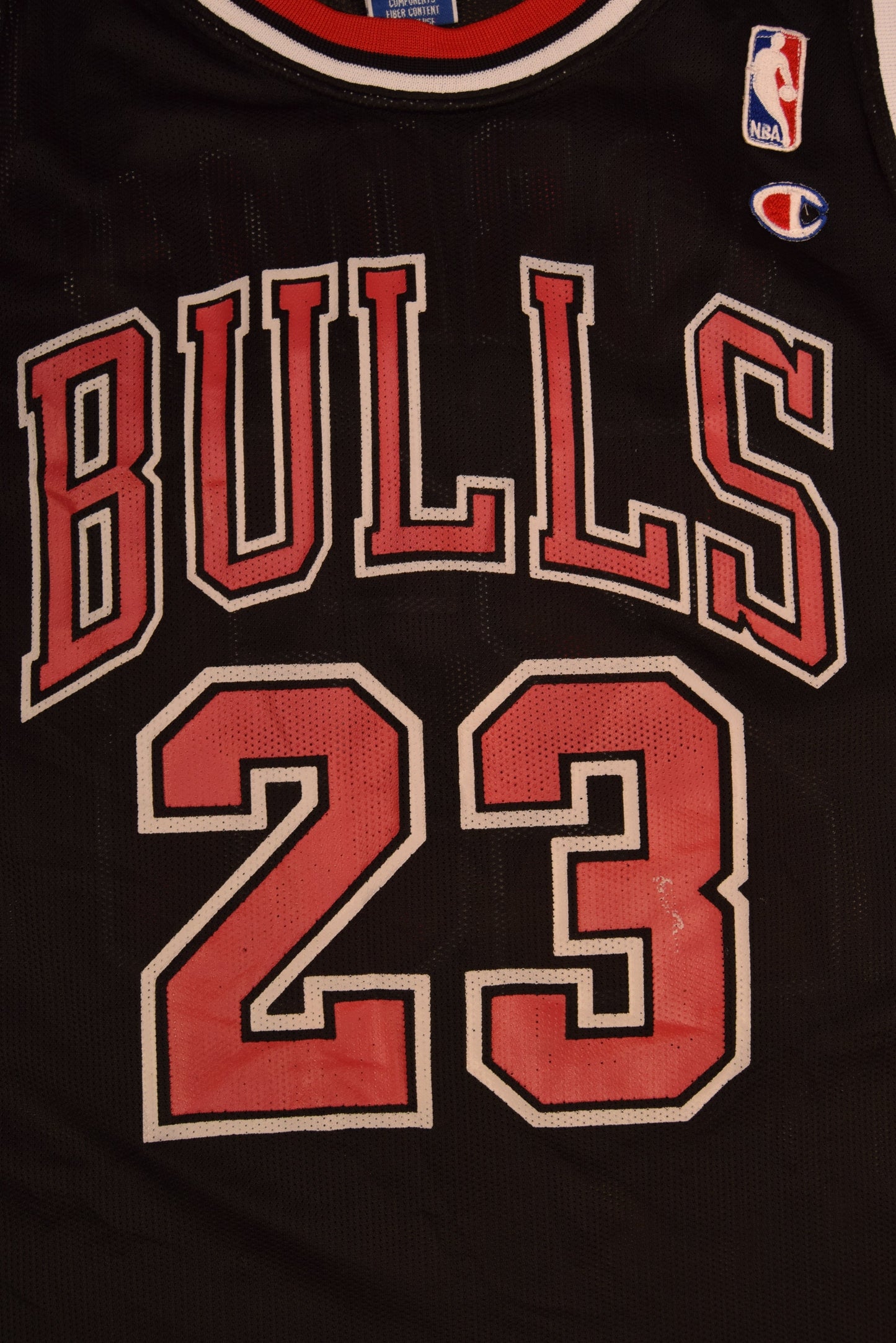Michael Jordan Chicago Bulls Champion 23 1996 - 1997 Alternate Basketball Jersey NBA Black Size 50