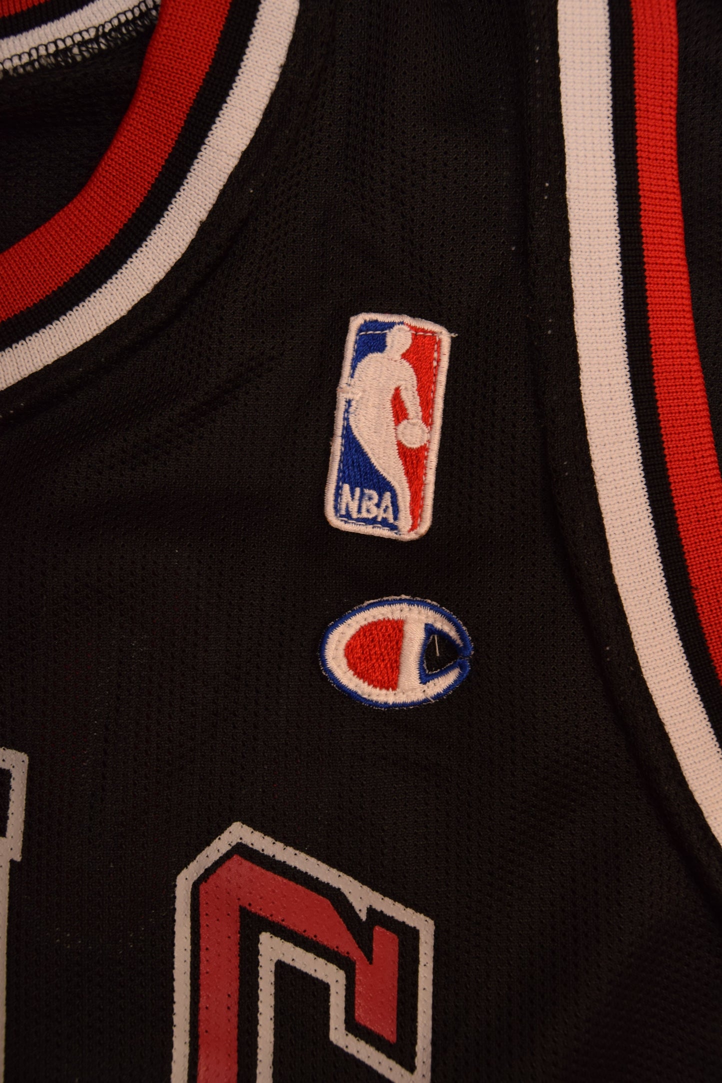Michael Jordan Chicago Bulls Champion 23 1996 - 1997 Alternate Basketball Jersey NBA Black Size 50