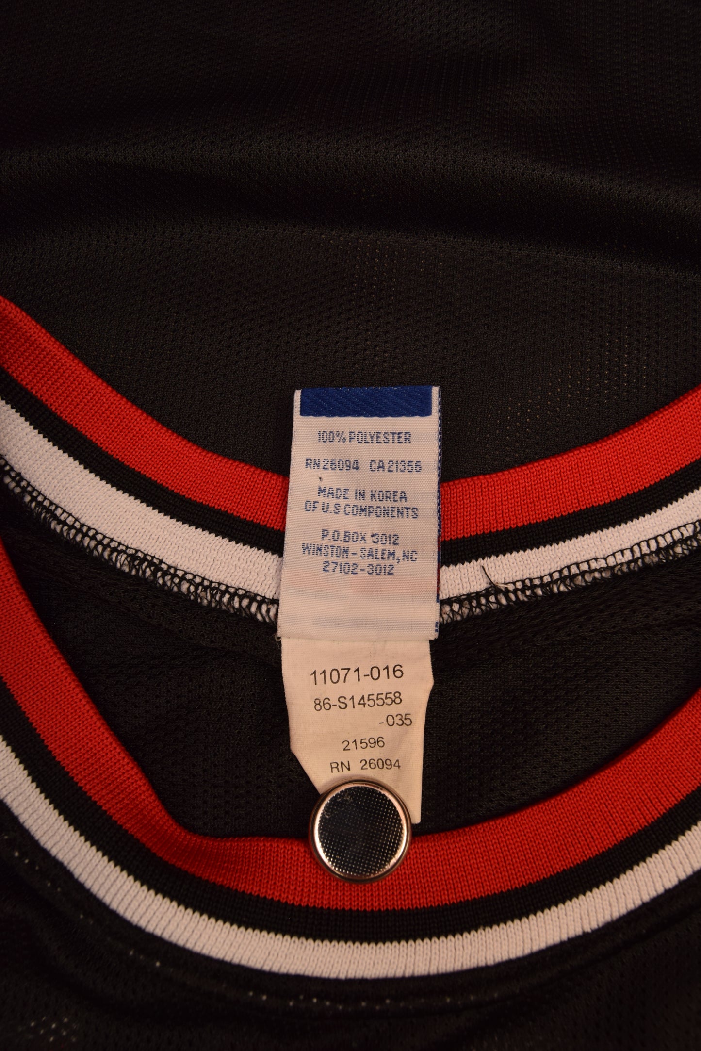 Michael Jordan Chicago Bulls Champion 23 1996 - 1997 Alternate Basketball Jersey NBA Black Size 50