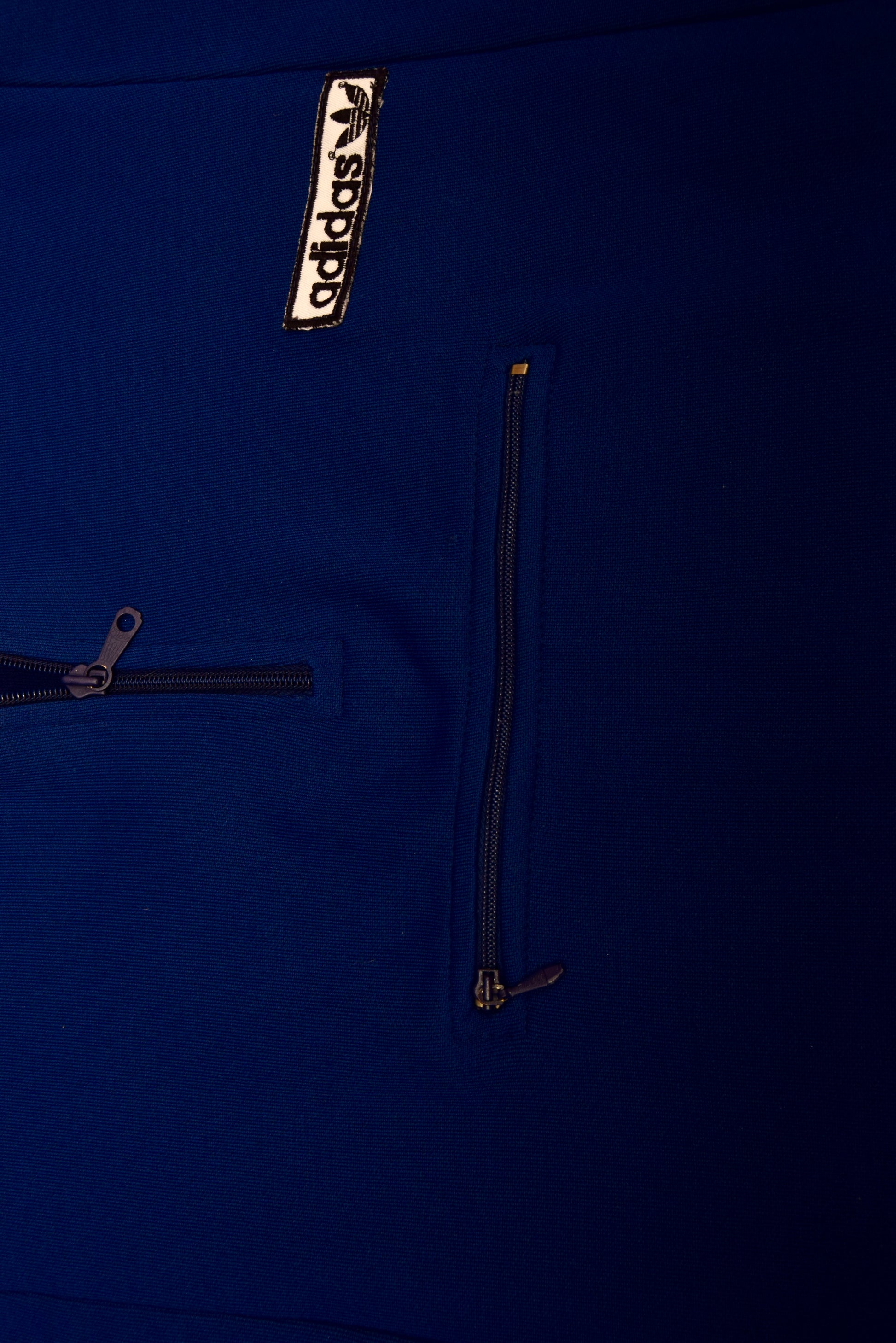 Vintage Adidas Quarter 1/4 Zip Sweatshirt / Jacket Blue Size 50 / M Made in Yugoslavia