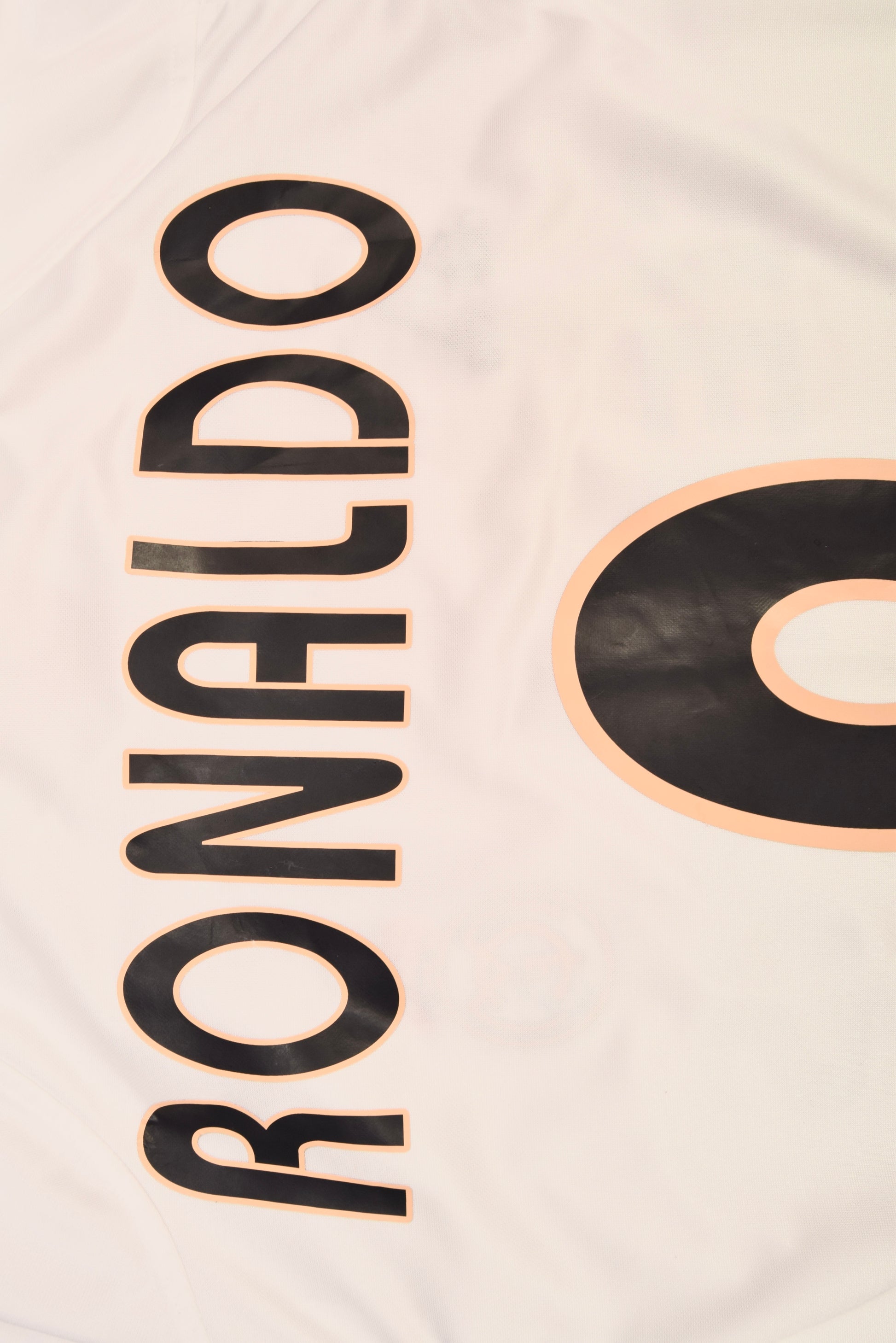 Ronaldo Nazario De Lima 'Il Fenomeno' 'The Phenomenon' R9 Real Madrid  Adidas 2004 2005 Home Football Shirt 9 White Siemens Mobile